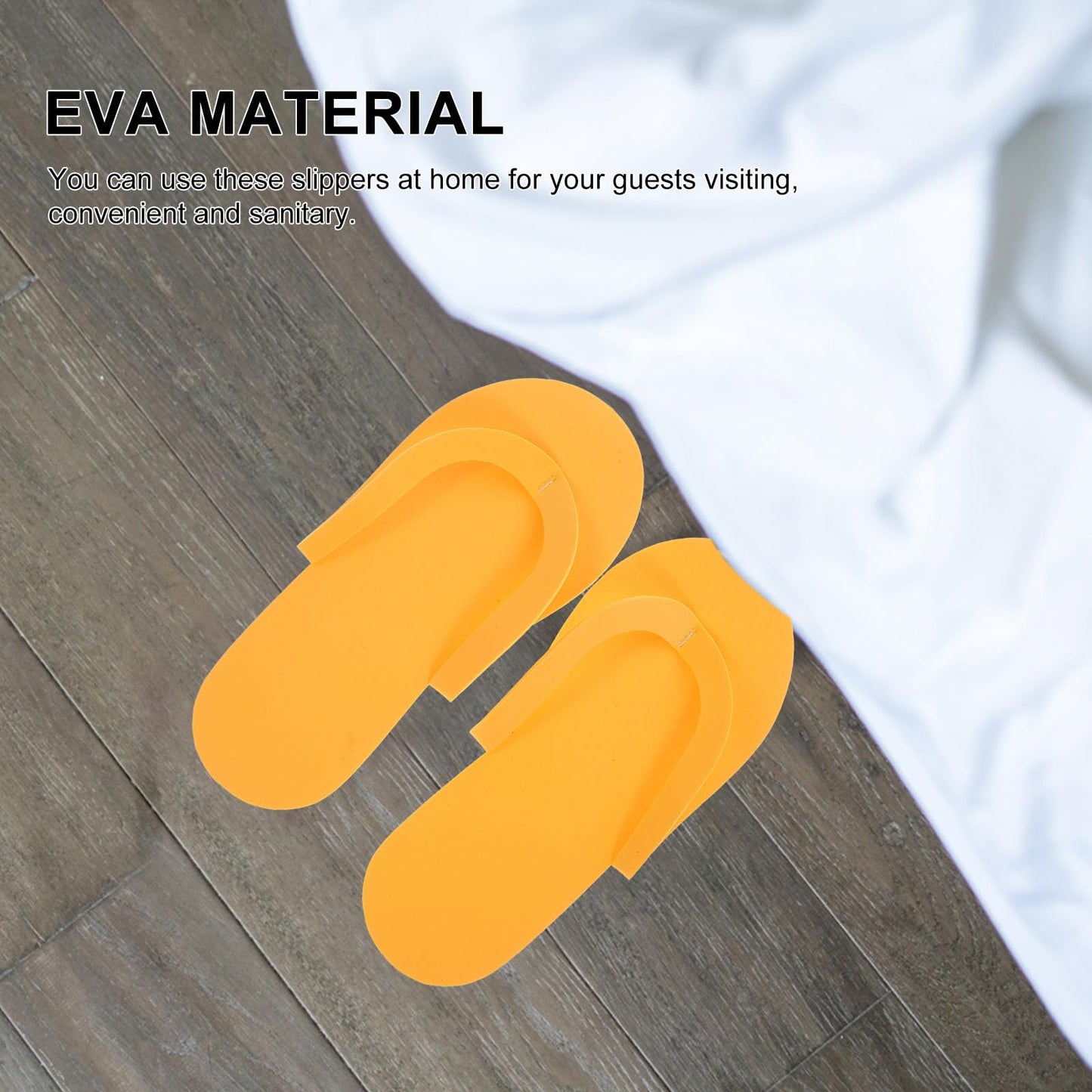 36 Pairs Disposable Eva Foam Slippers for Women Man Salon Spa slippers, Lightweight and Portable, Random Color
