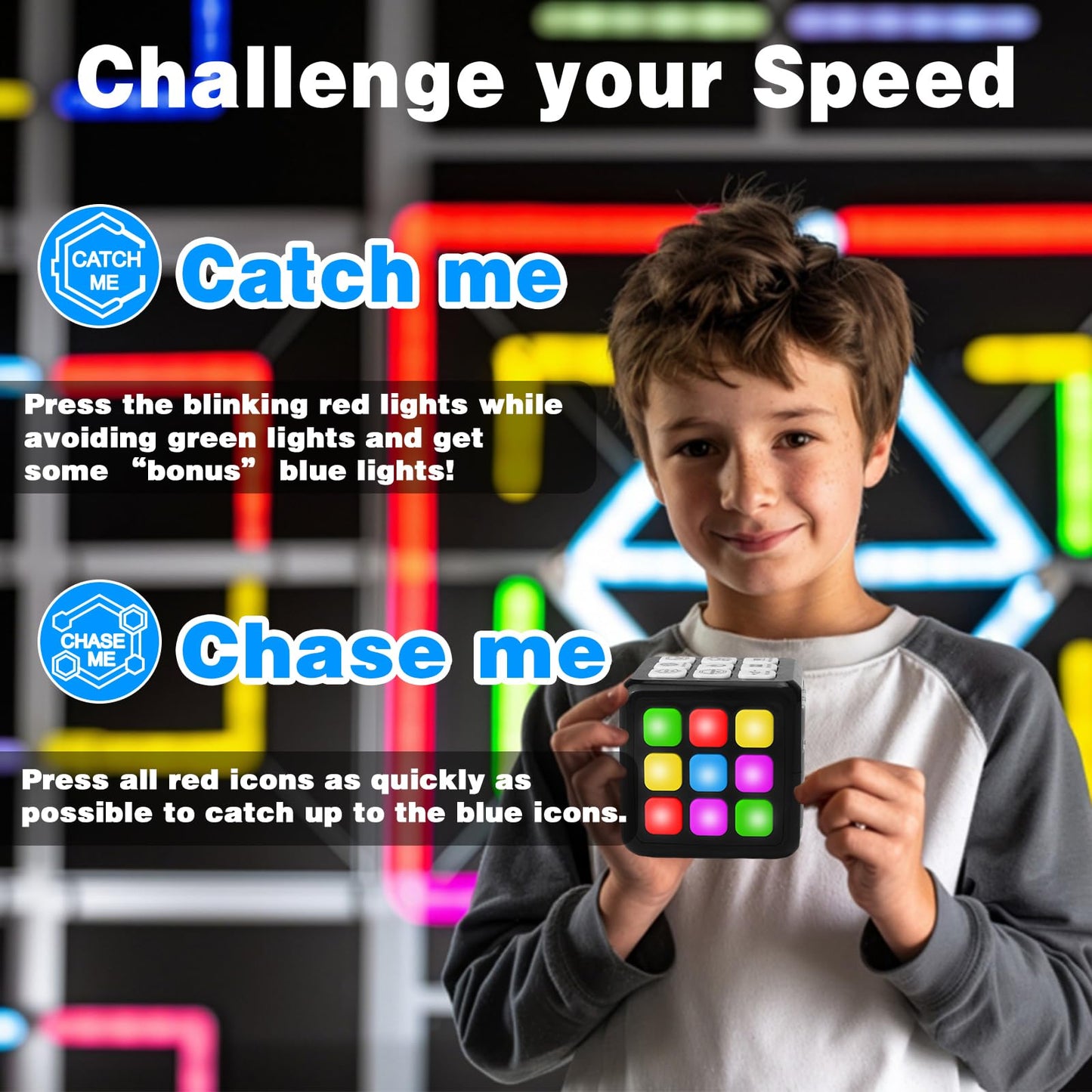 Toys for 8-13 Year Old Boys Gifts: Aitey Electronic Memory & Brain Games Cube with Light and Music - Handheld STEM Toys for Teens Tweens Ages 6 7 8 9 10 11 12 13 Best Boy Girl Toy Gift Ideas
