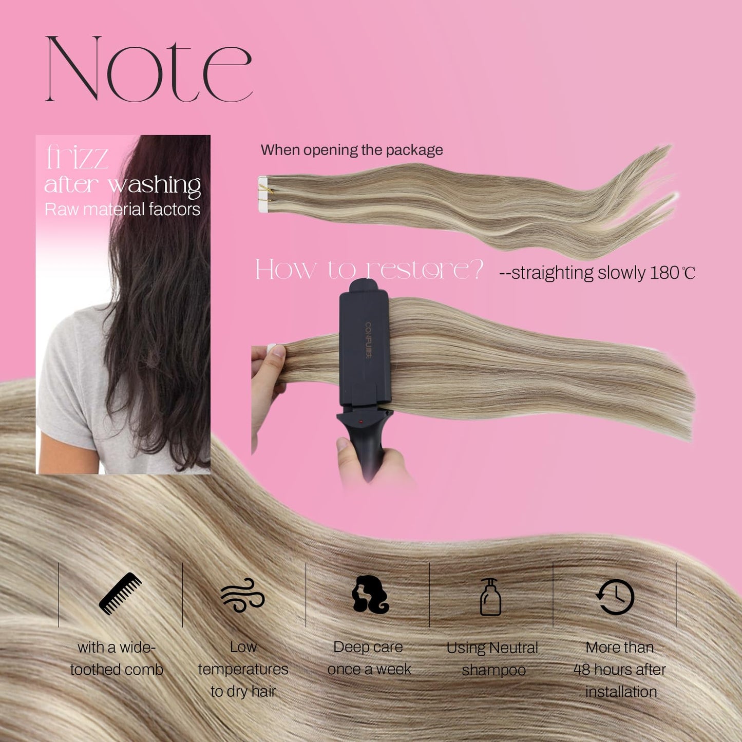 Moresoo Blonde Human Hair Tape in Extensions 20 Inch Light Brown with Blonde Highlights Tape in Hair Extensions Human Hair Skin Weft Tape on Hair Extensions Blonde 20 Pcs 50 Grams