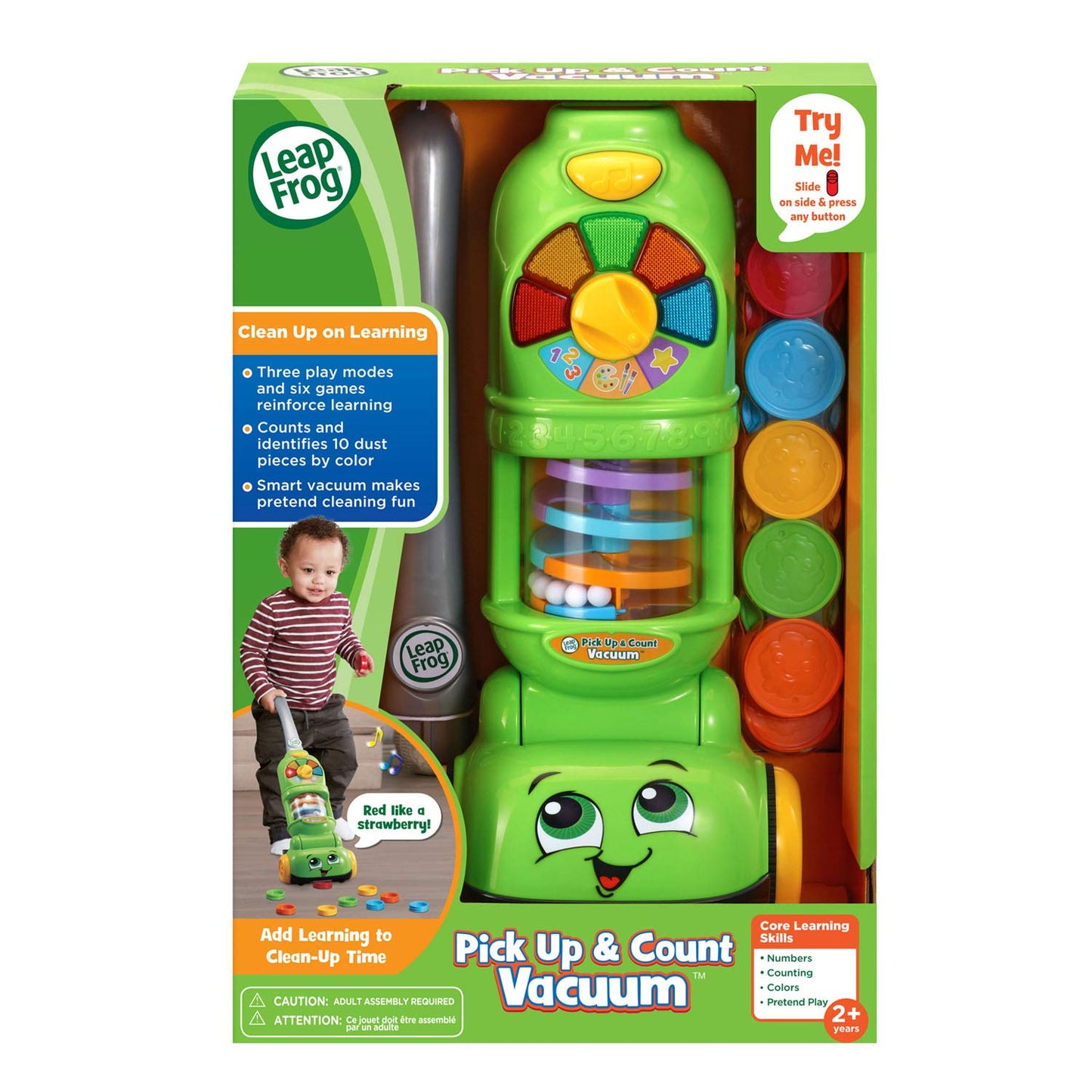 LeapFrog Pick Up and Count Vacuum, Green