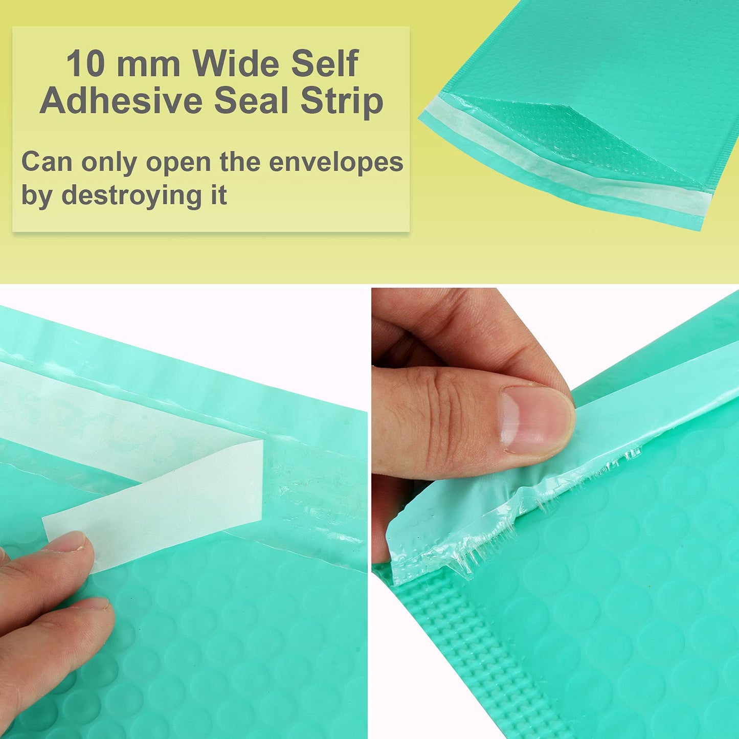 ABuff 25 Pcs of 10x13 inch Bubble Mailers, Self Seal Padded Envelopes, Waterproof Bubble Mailing Envelopes for Shipping and Packaging – Teal