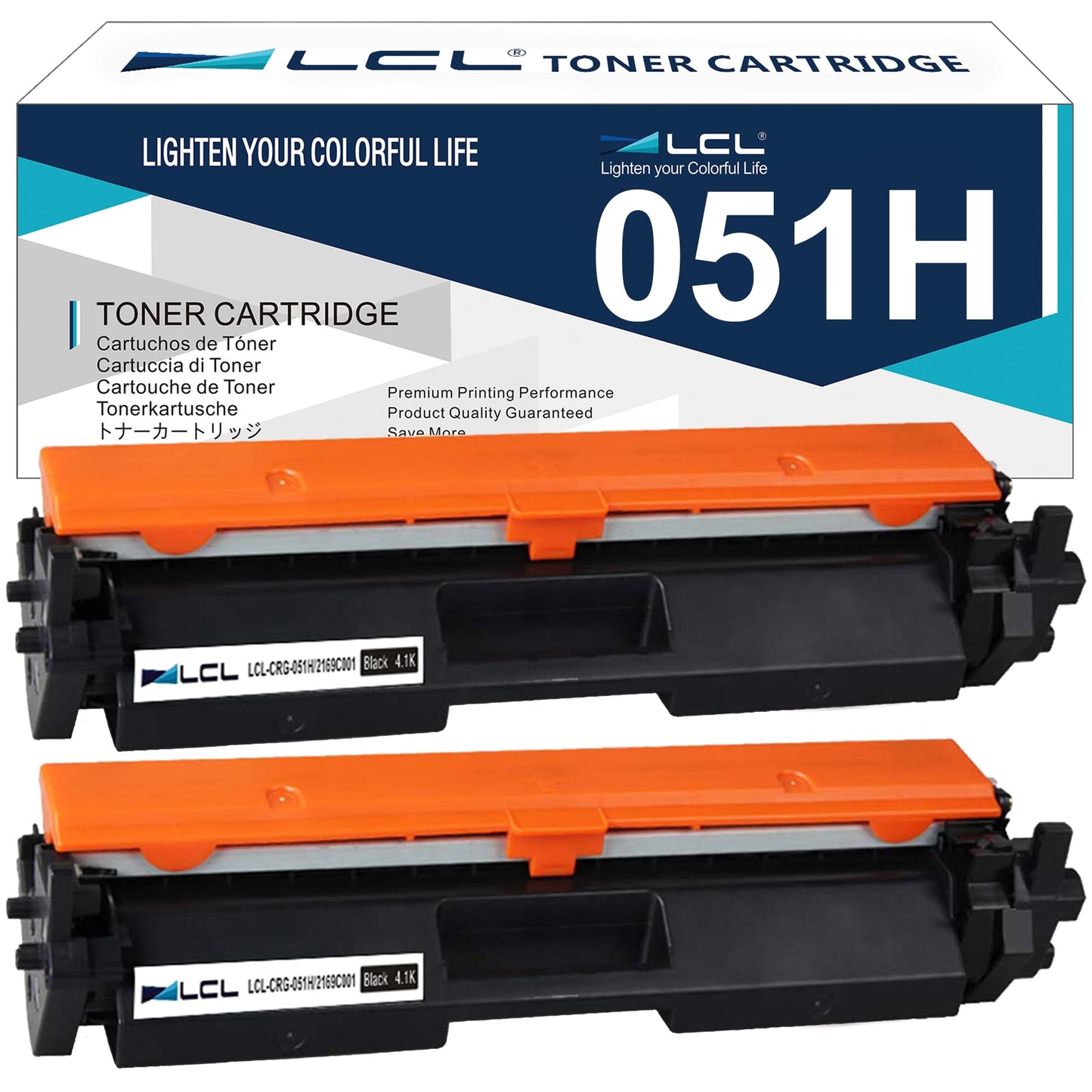 051H Black Toner Cartridge Comaptible for Canon 051H CRG051H High-Yield Toner Cartridge 051 CRG051 for Canon ImageCLASS MF263dn MF264dw MF266dn MF267dw MF269dw LBP161dn LBP162dw LBP1692dwkg (2-Pack)
