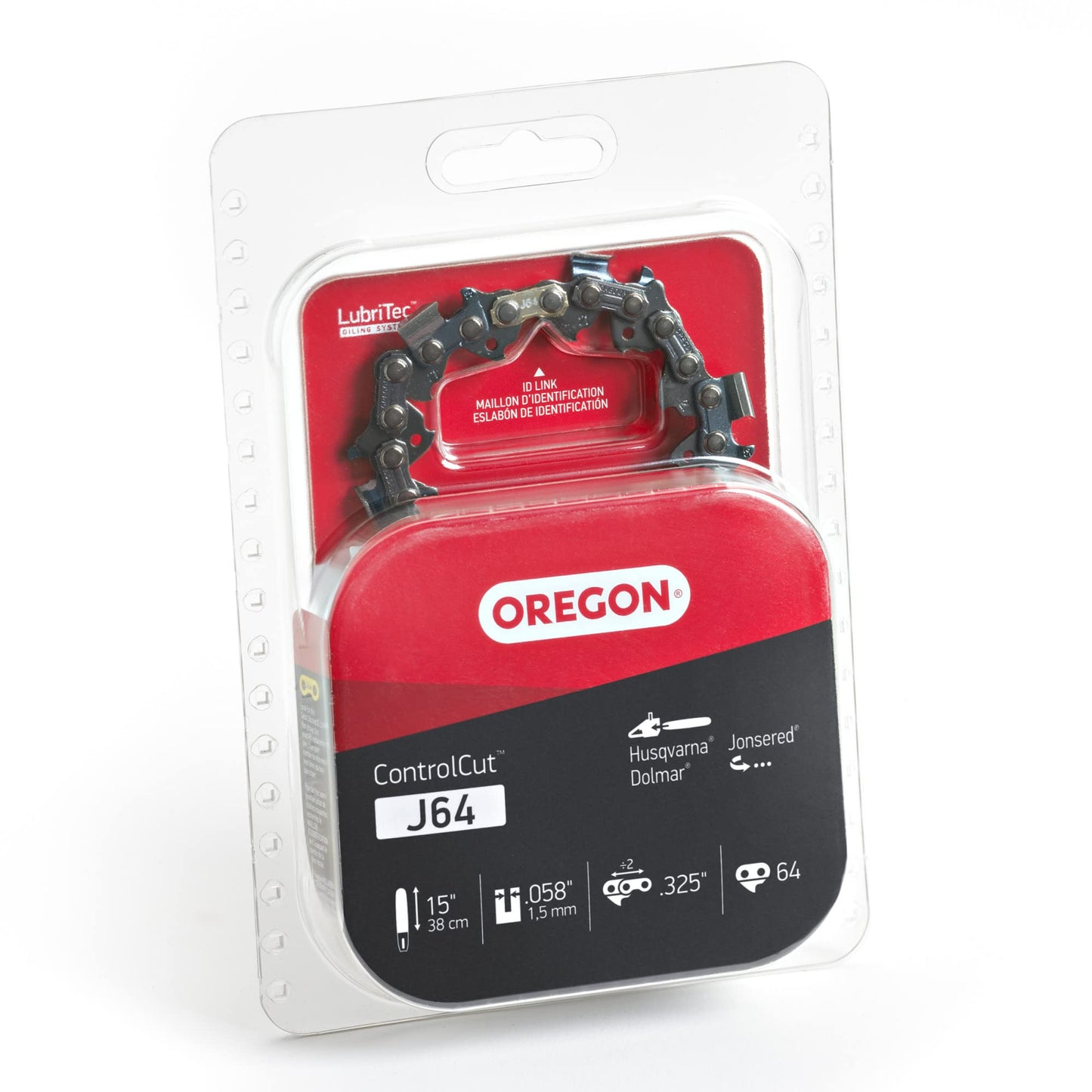 Oregon ControlCut Saw Chain 15 in. 0.058 Gauge 0.325 in. Pitch Chainsaw Chain, 64 Drive Links