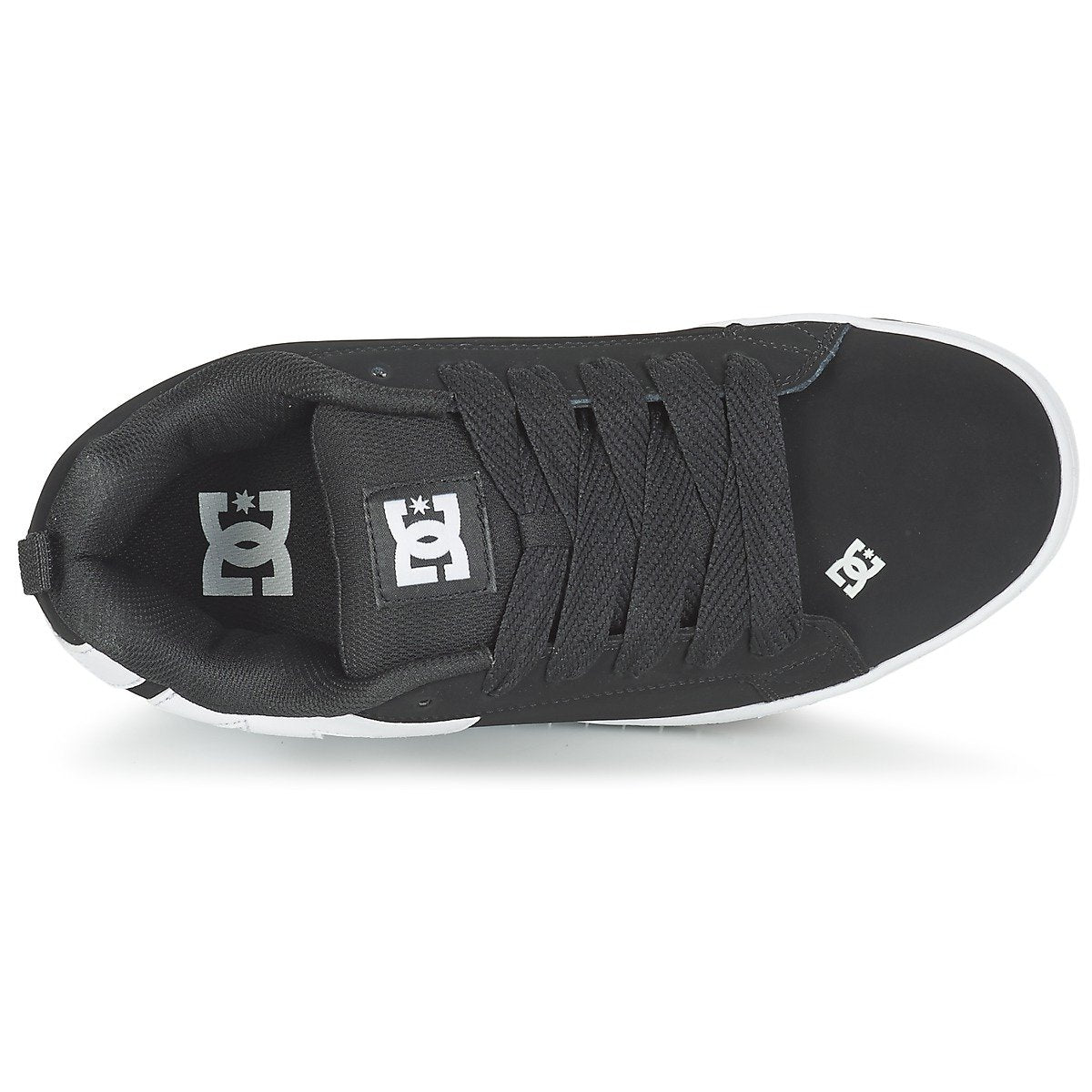 DC Men's Court Graffik Sneaker, Black, 11 M US