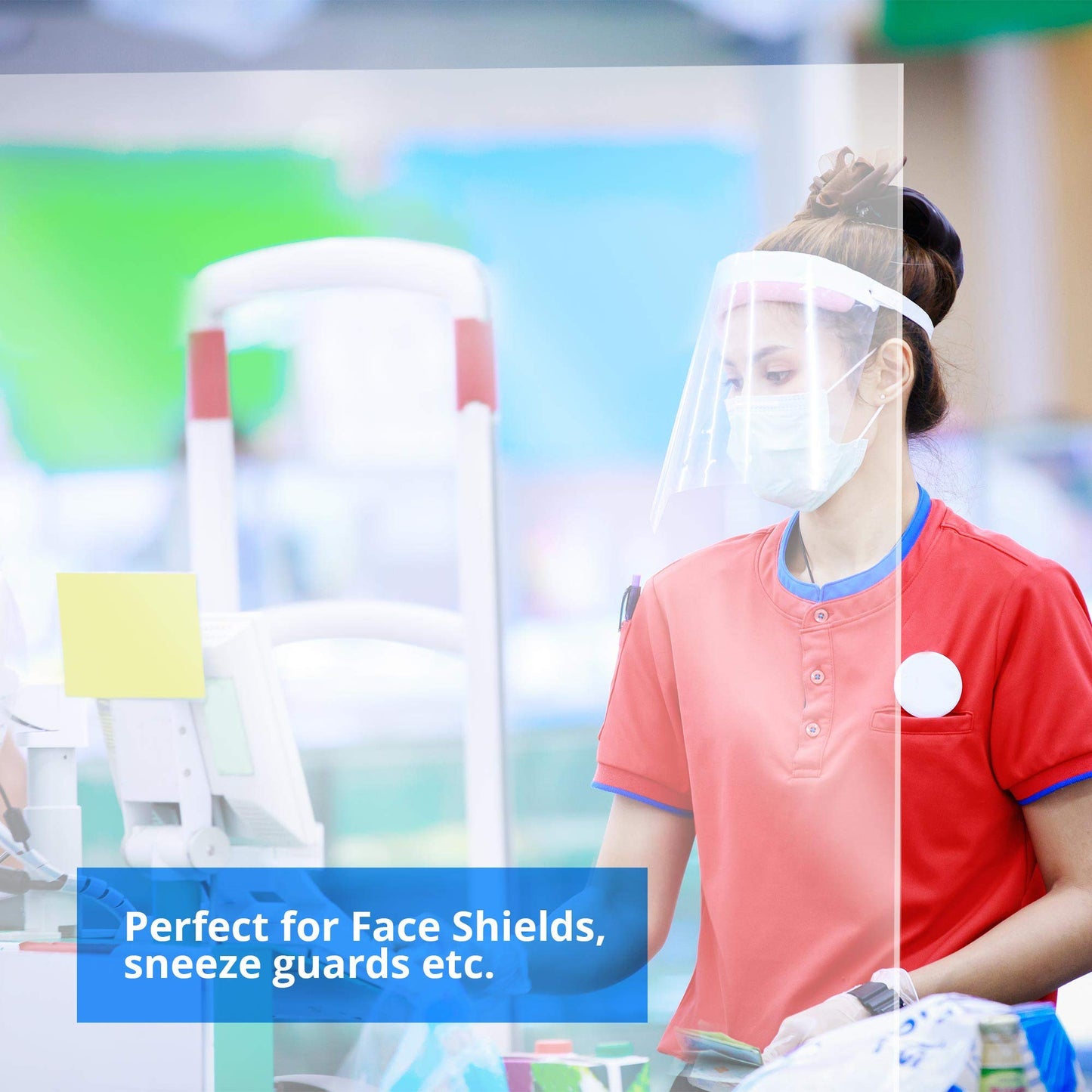 Best 8ft X 4ft Large Clear Plastic Sheets - Bendable, Easy Cut - PETG (Polyethylene Terephthalate Glycol) Plastic Material (0.508 mm Thick))