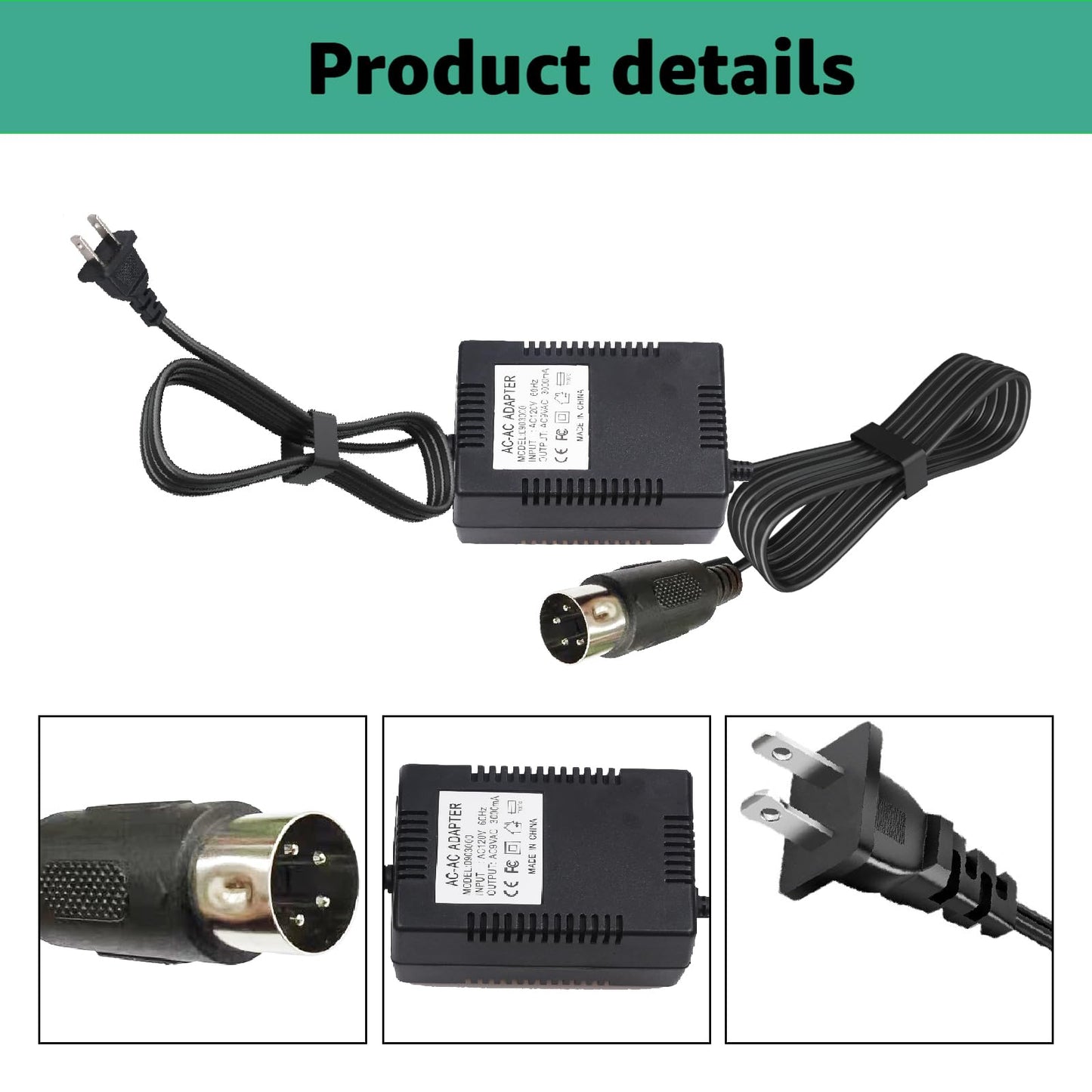 9V AC Adapter Compatible with Digitech RP6 RP7RP10 Tonelab LE RP20 RP21D Alesis P4 AC09 25D Alesis P4 AC09 25D PS0920 Quad-V2 Studio Quad Korg KM2 Mixer Karma N1 N1R TR88 Triton LE Triton Rack SP500