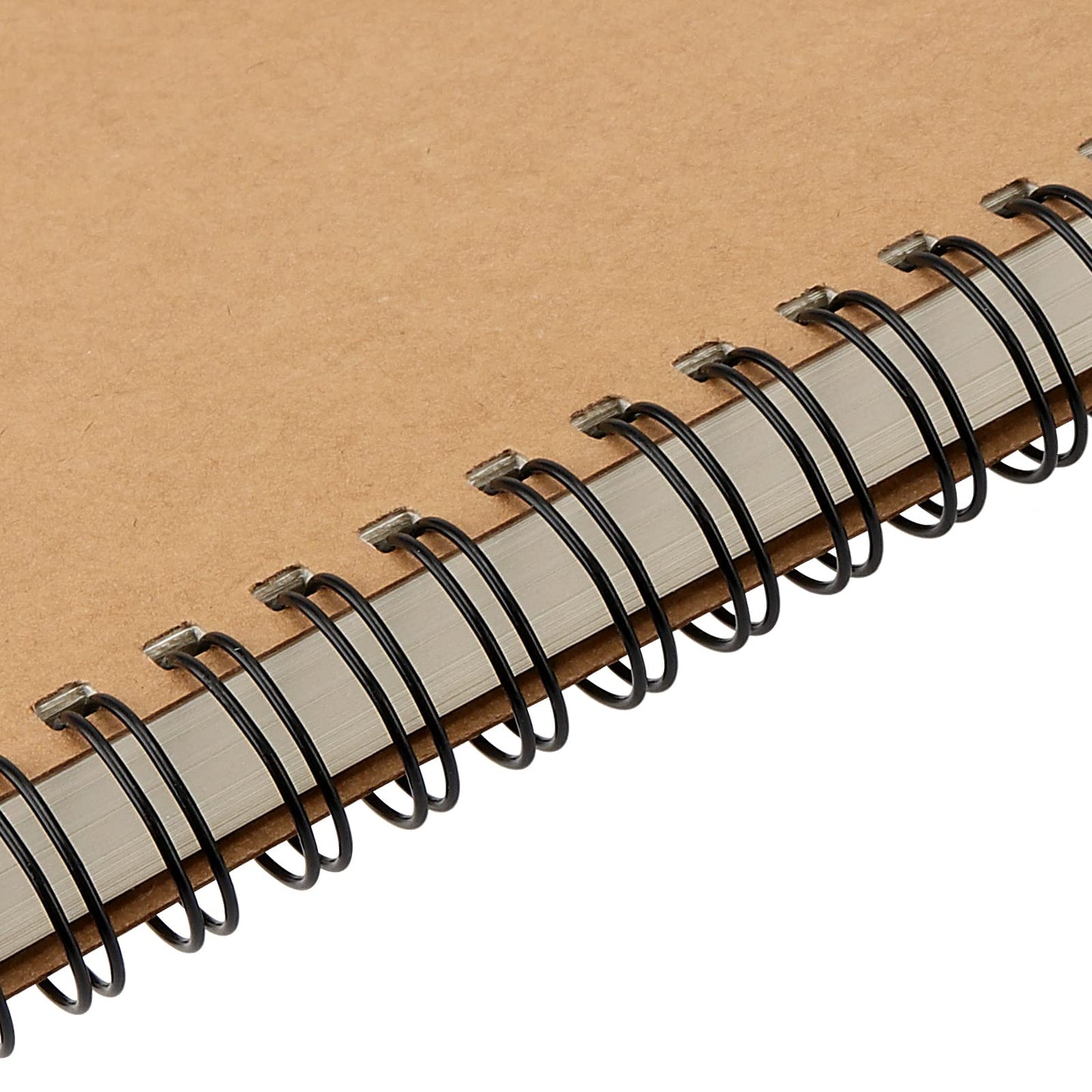 SOUJAP 20 Pack A5 Spiral Sketchbook, Blank Kraft Spiral Drawing Pad 60 Sheets/120 Pages, Small Sketchbook Bulk for Drawing School Art Office