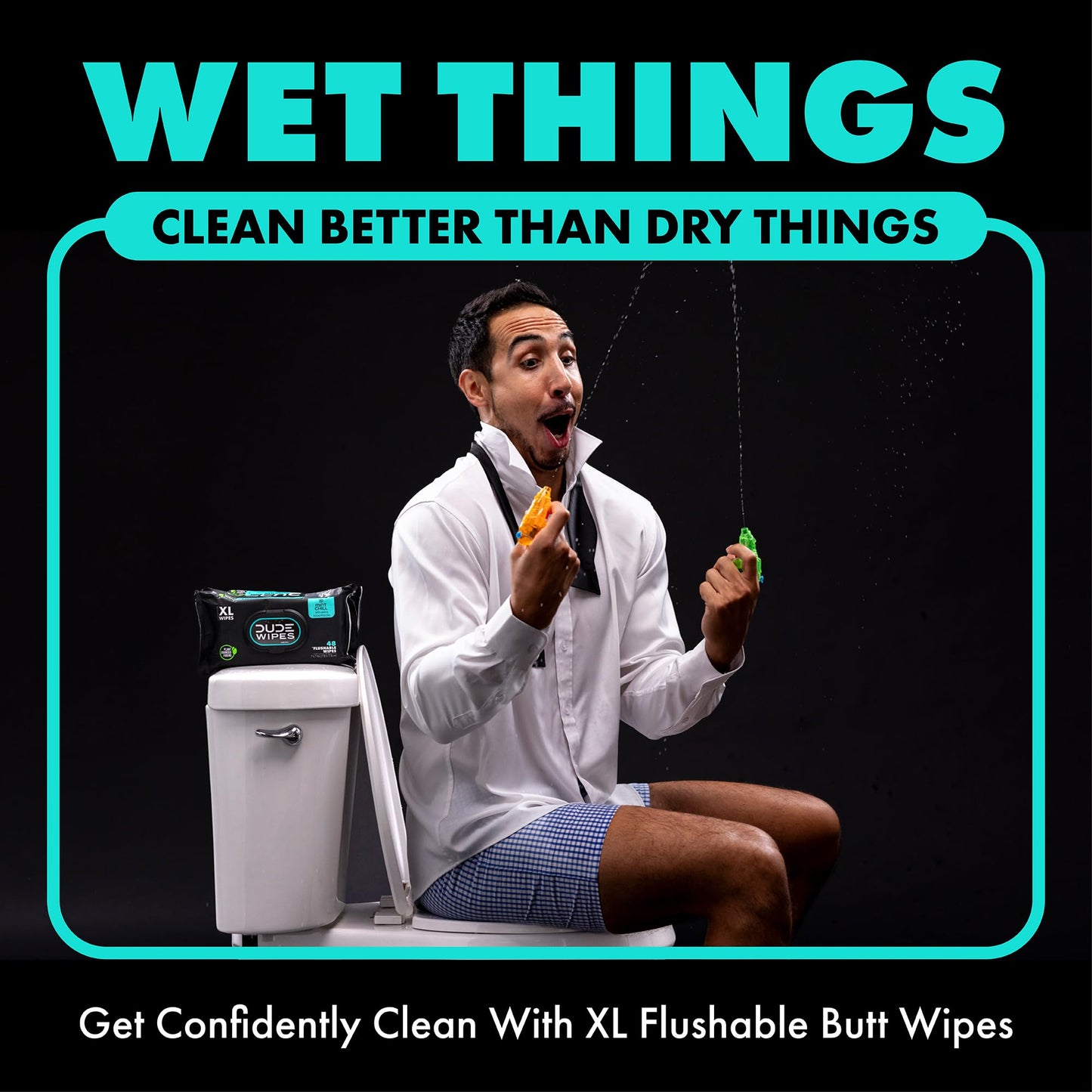 - Flushable Wipes - 6 Pack, 288 Wipes -