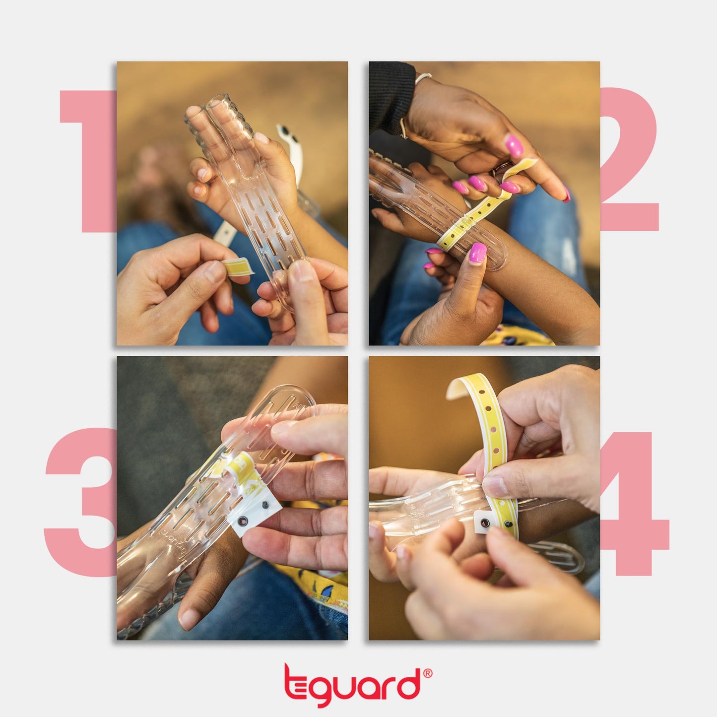 TGuard AeroThumb & AeroFinger Bracelets – Authentic, Non-Rip Wristbands to Secure ThumbGuards and FingerGuards – Finger & Thumb Sucking Deterrent – Supports Thumb & Finger Habit Prevention – 60 Pcs