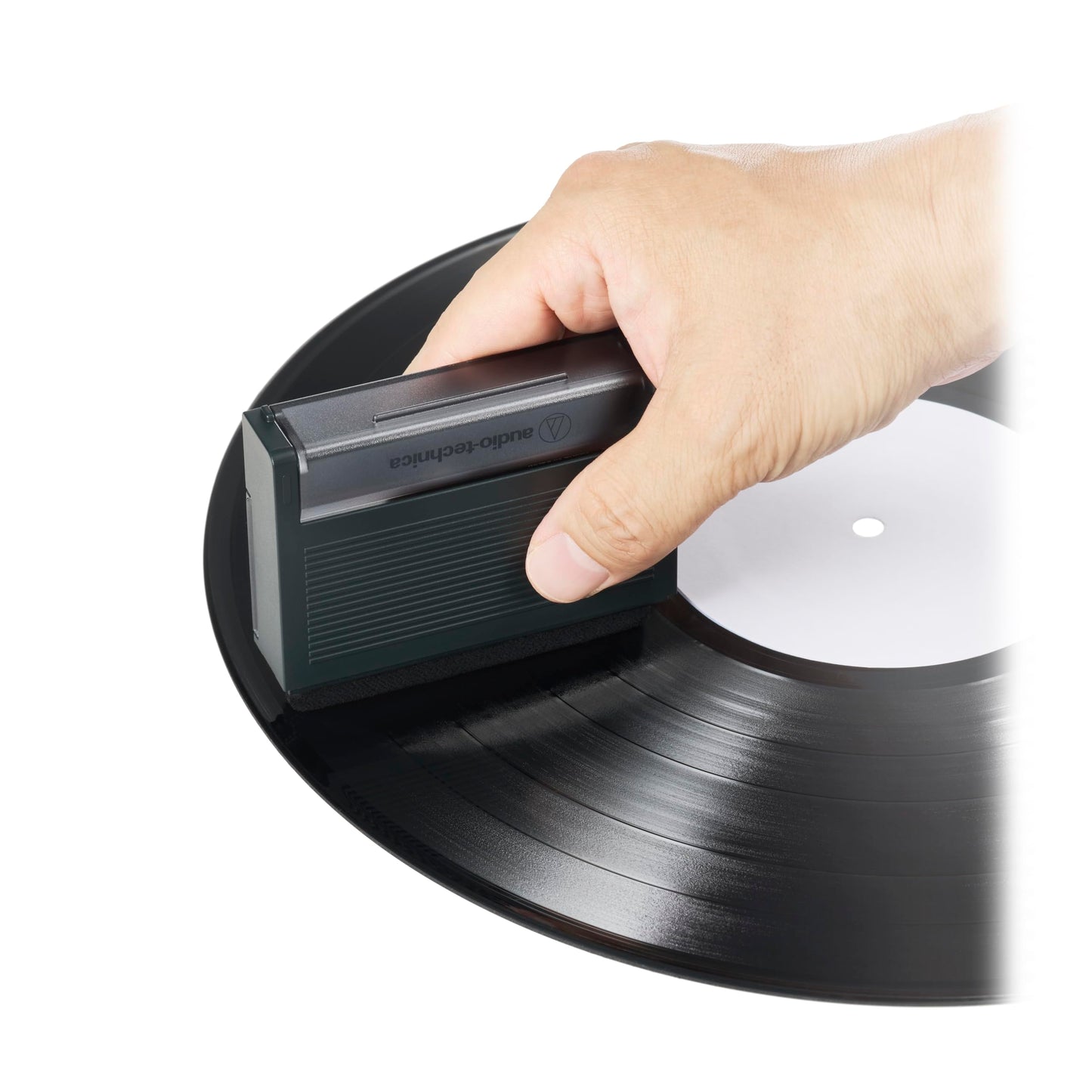 Audio-Technica AT6028 Multi-purpose 3-in-1 Record Cleaning Tool, Perfect for Cleaning Records, Styli, and Displaying Records