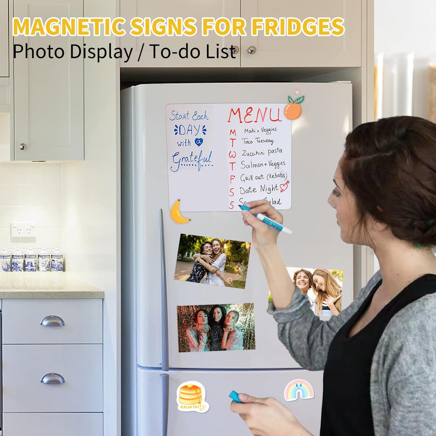 30Pcs Printable Magnetic Sheets 8.5x11 Inches for Inkjet Printers, Magnetic Printer Paper, 12mil Thickness DIY Flexible Magnet Photos