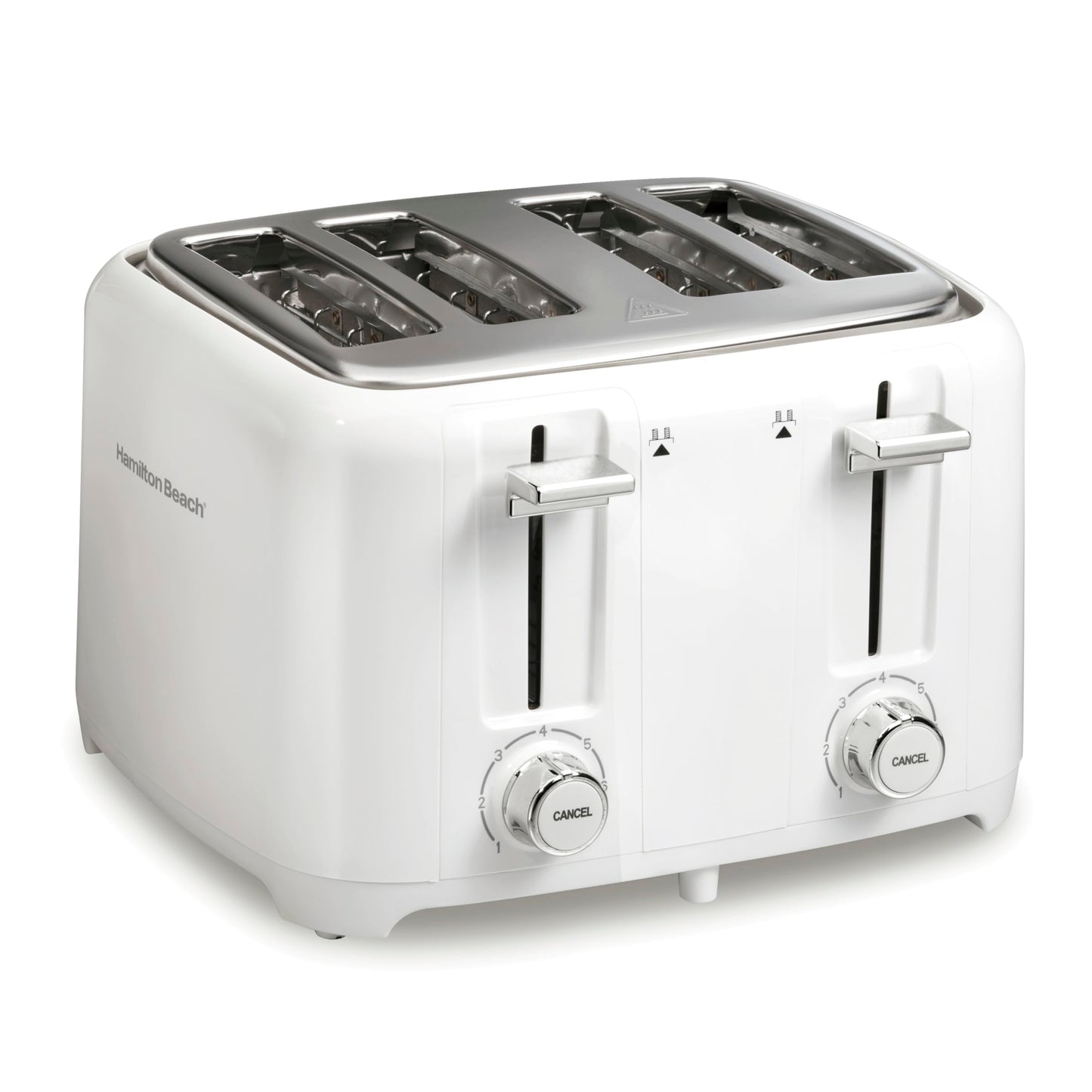 Hamilton Beach 4 Slice Toaster, White, 24218