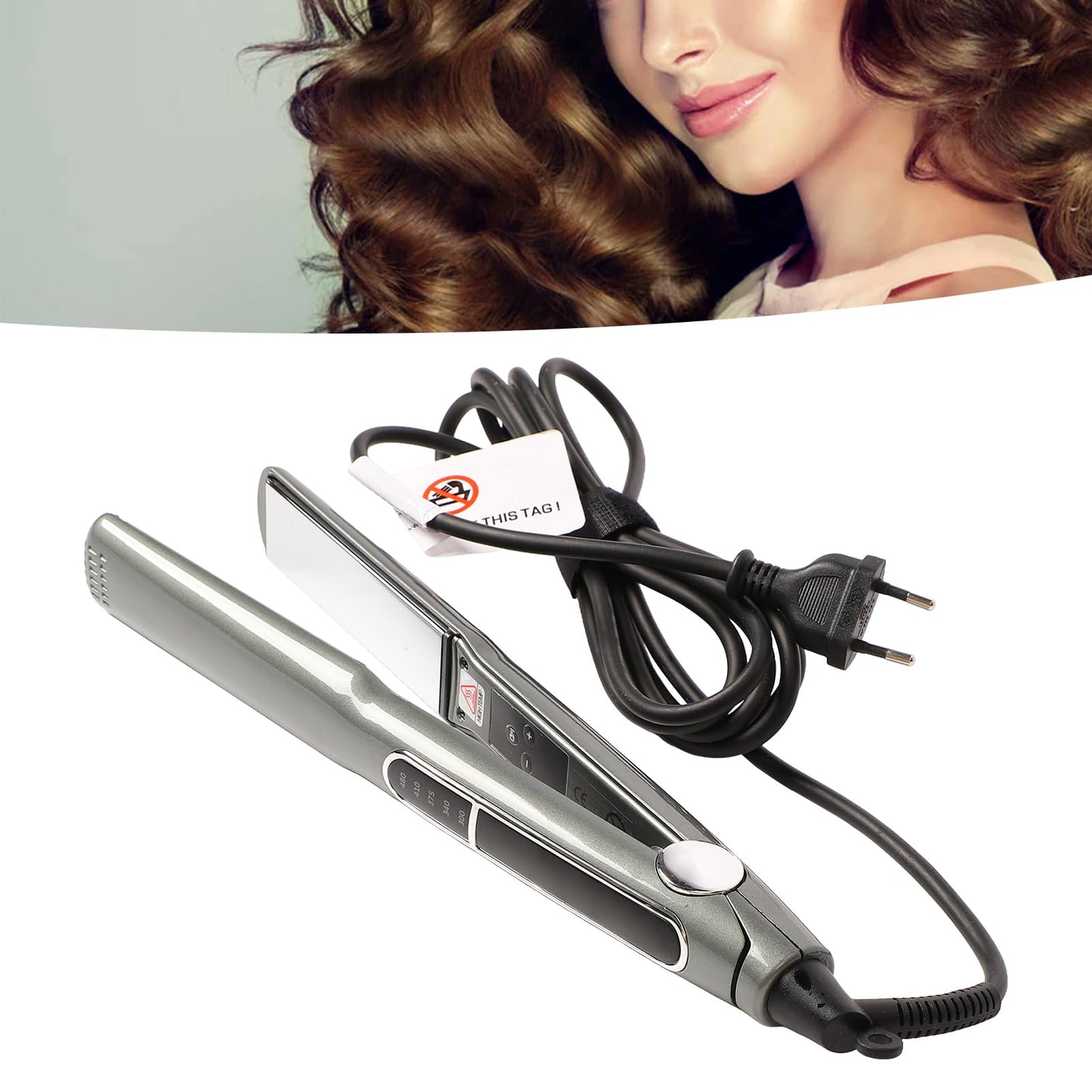 Hair Straightener, Hair Curling Straightener 220v Protection Multigear EU Plug for Salon