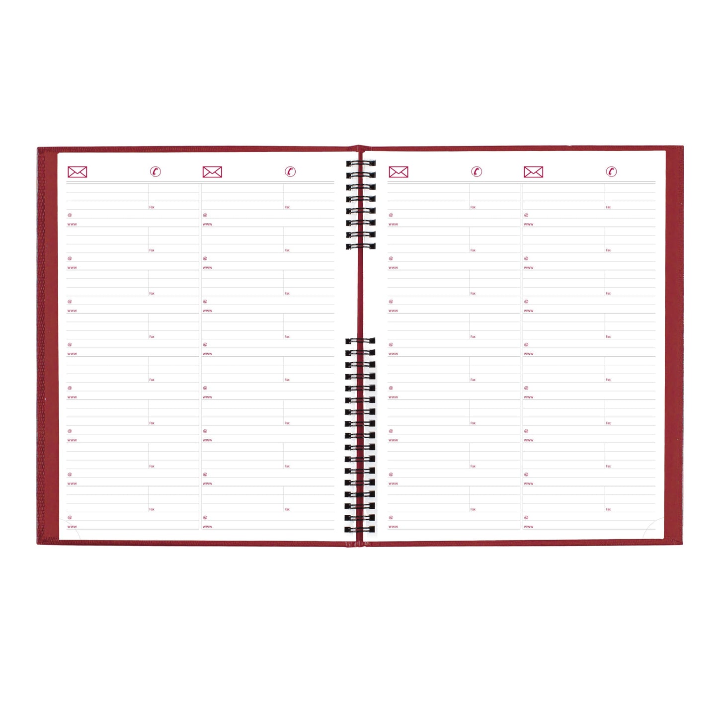 Brownline® 2026 CoilPro™ Weekly Planner, Appointment Book, 12 Months, January to December, Twin-Wire Binding, 11" x 8.5", Bright Red (CB950C.RED-26)