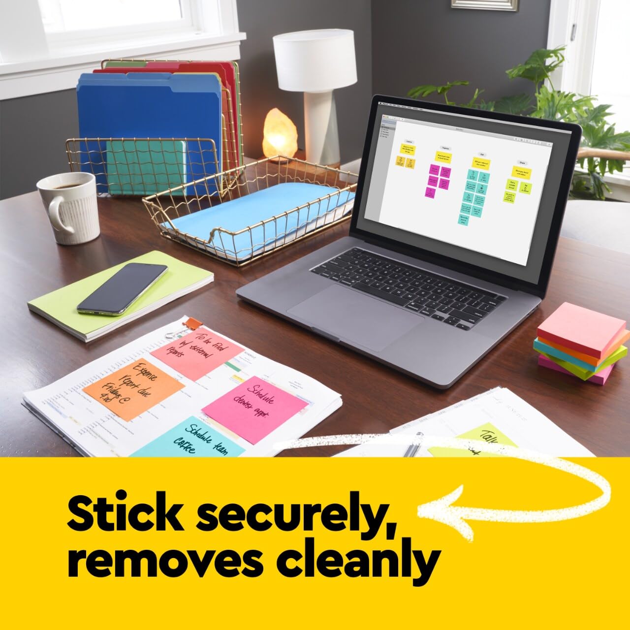 Post-it Mini Notes, 1 3/8 x 1 7/8 in, 24 Pads, America's #1 Favorite Sticky Notes, Poptimistic Post-it Notes, Post-it Notes, Power Pink, Aqua Blue, Vital Orange, Neon Green, Guava Pink
