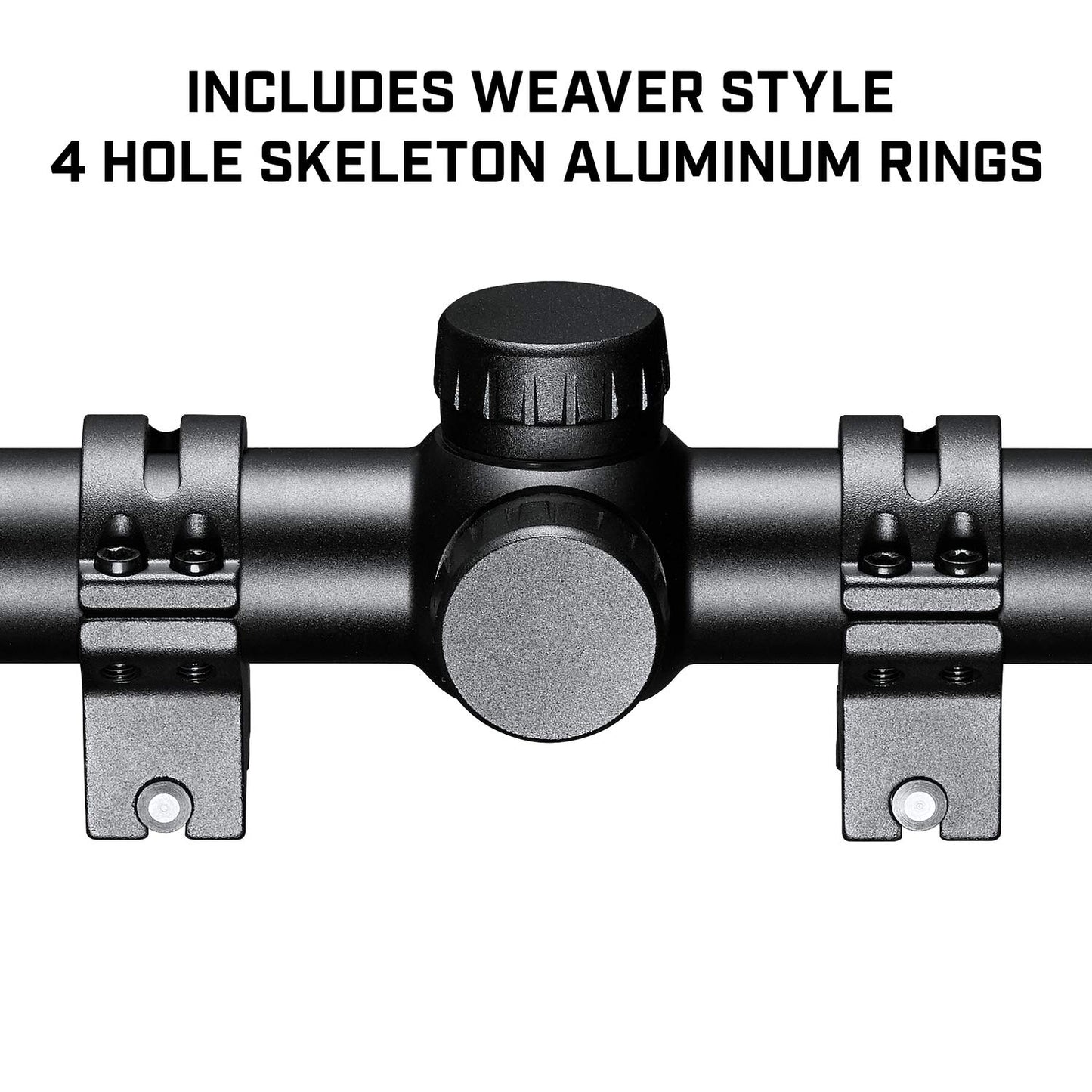 3-9x40 World Class Black Riflescope 30/30, w/Rings, Hang Box