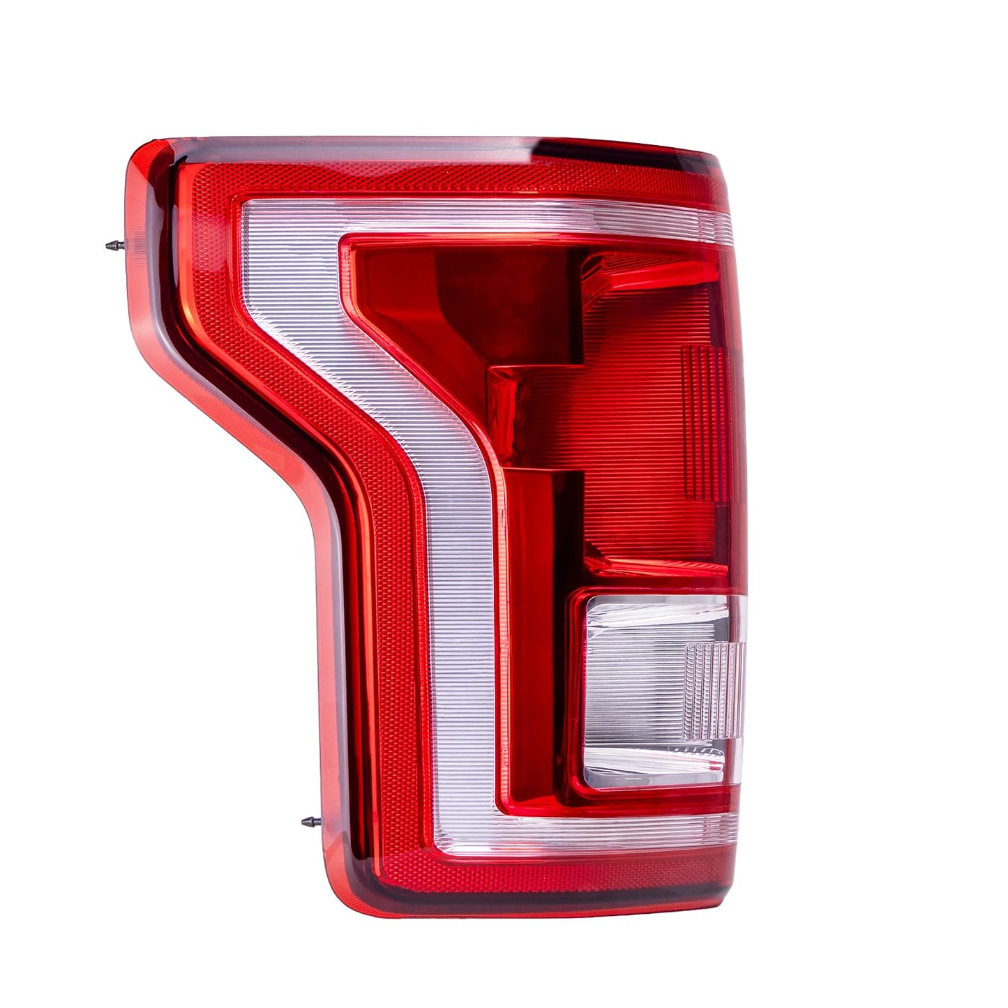 wzrasmiles Left Driver Side Rear Tail Light Assembly Compatible With Ford F-150 2015 2016 2017 Rear Tail Light Assembly Taillight Rear Brake Lamp Without Halogen Bulbs FL3Z13405A-PFM, FO2800239