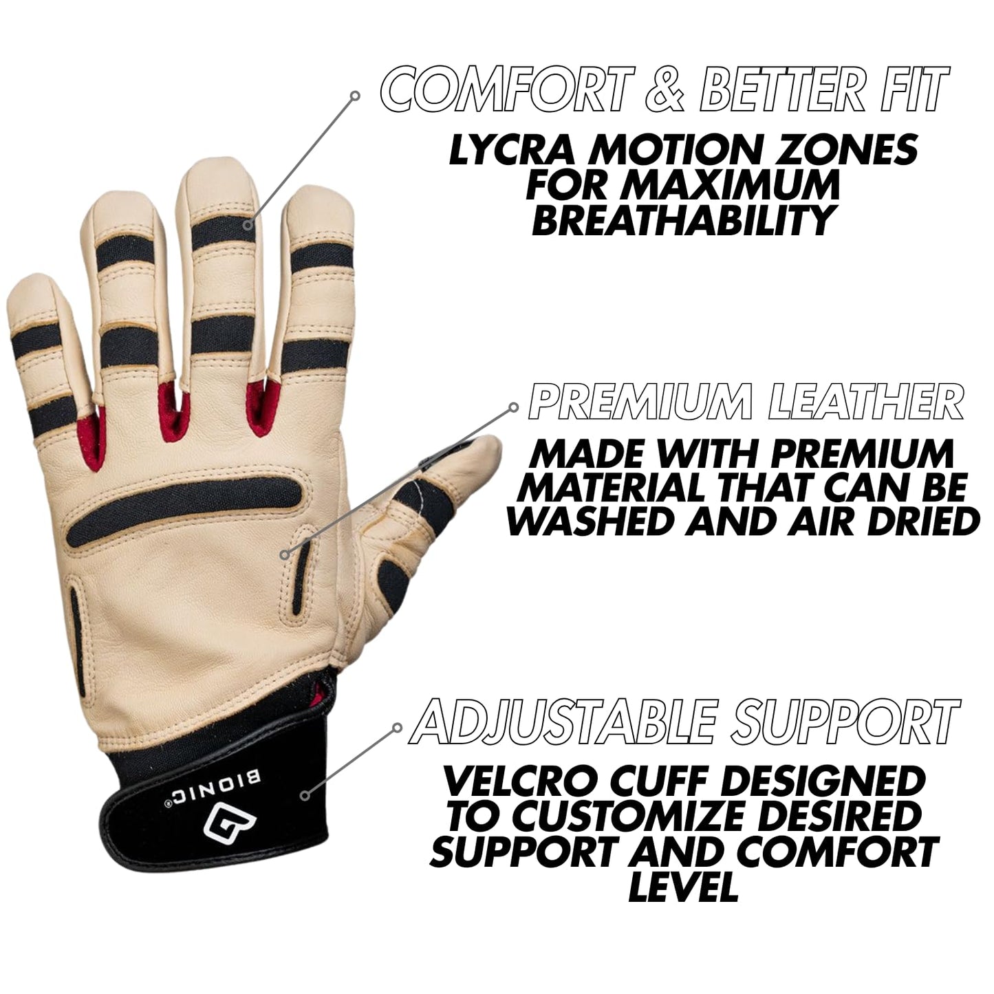 Bionic Women's Relief Grip Gardening Gloves, Medium (PAIR) – GW2M