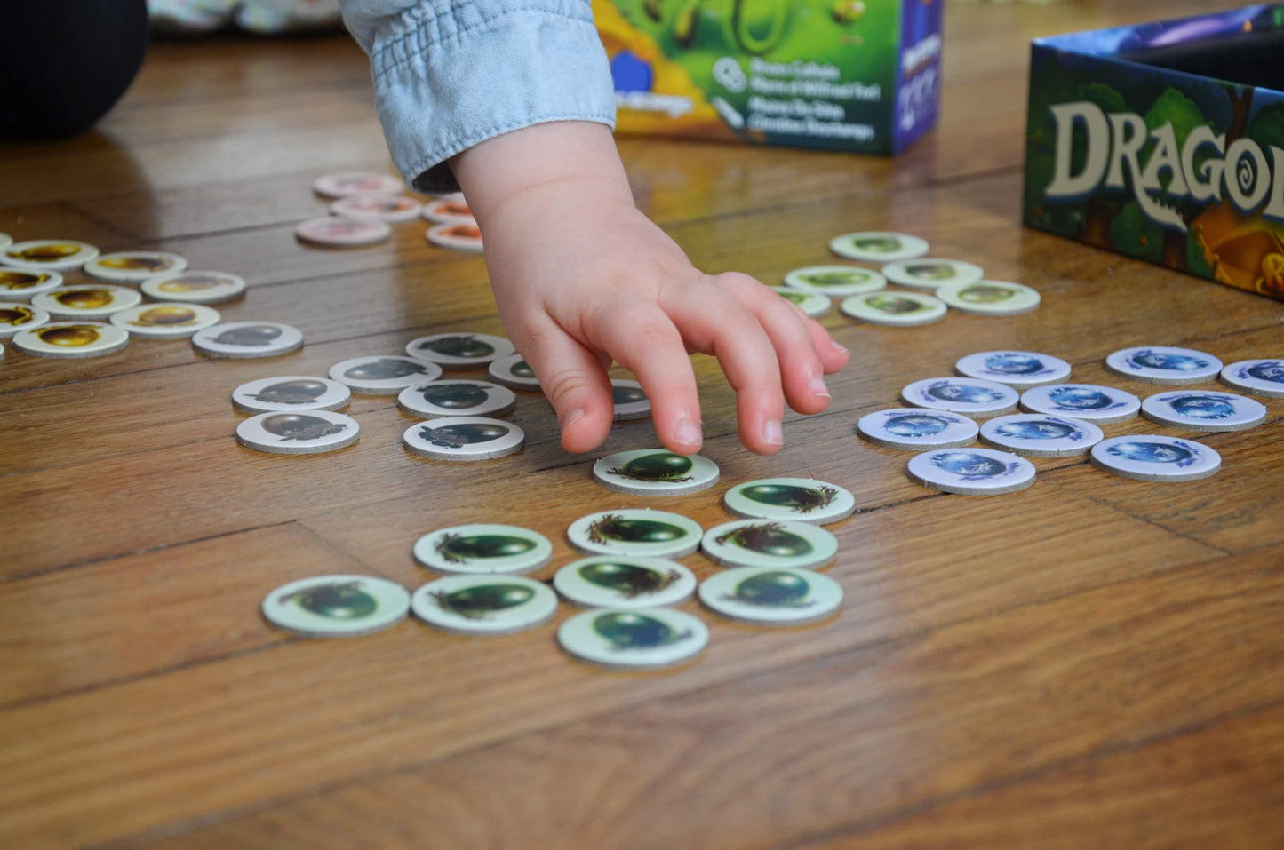 Blue Orange Games Dragomino, My First Kingdomino- Kid Strategy Game for 2 to 4 Players- Ages 5 and Up
