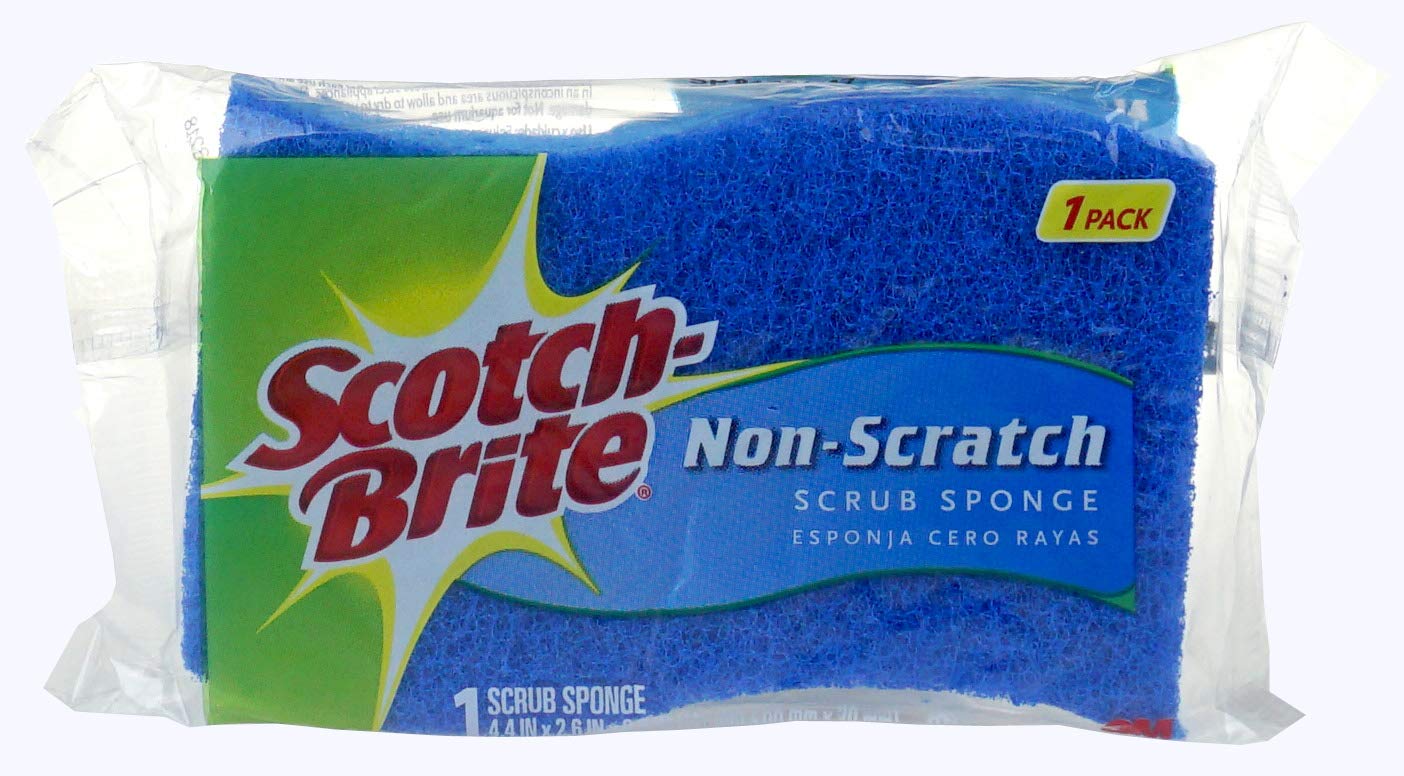 Scotch -Brite Non Scratch Scrub Sponges - 21 Pack - Individually Wrapped