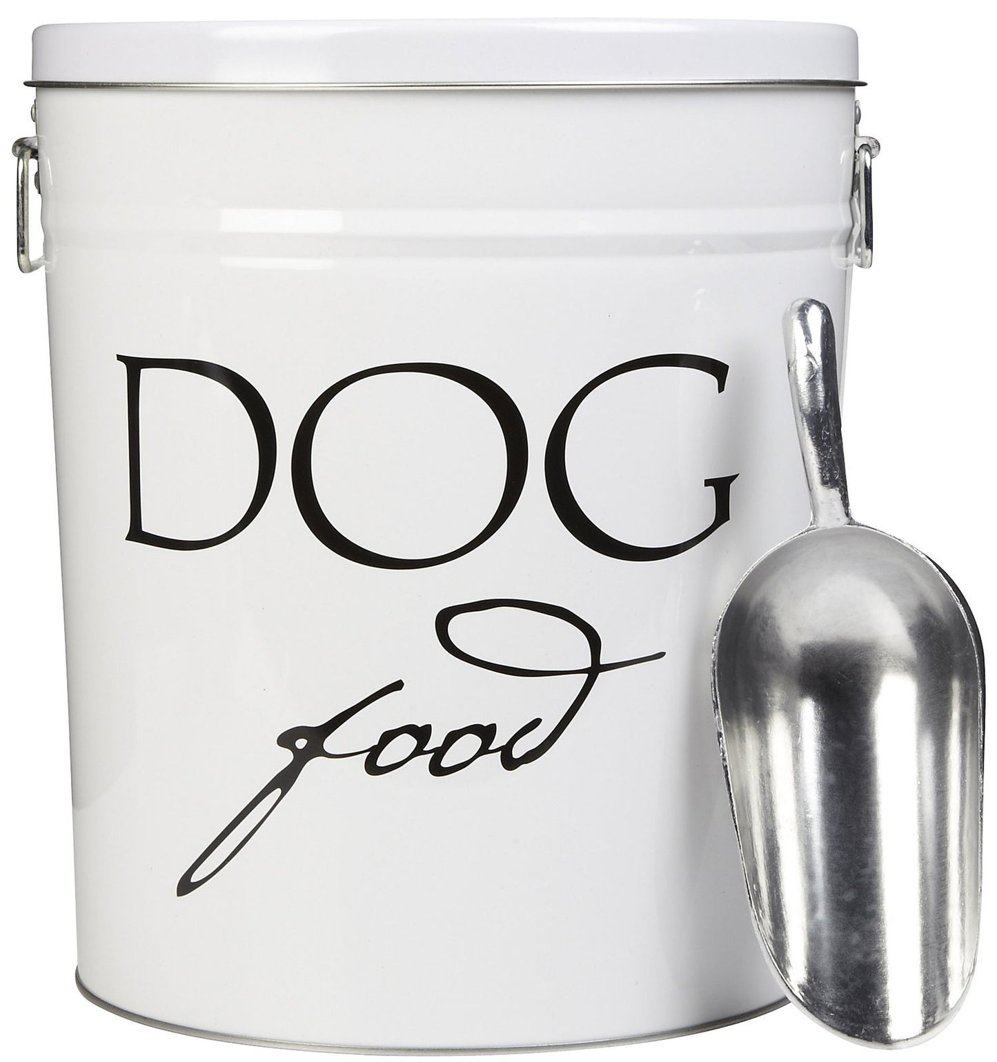 Harry Barker Pet Food Storage Collection, Classic White Food Storage - Medium
