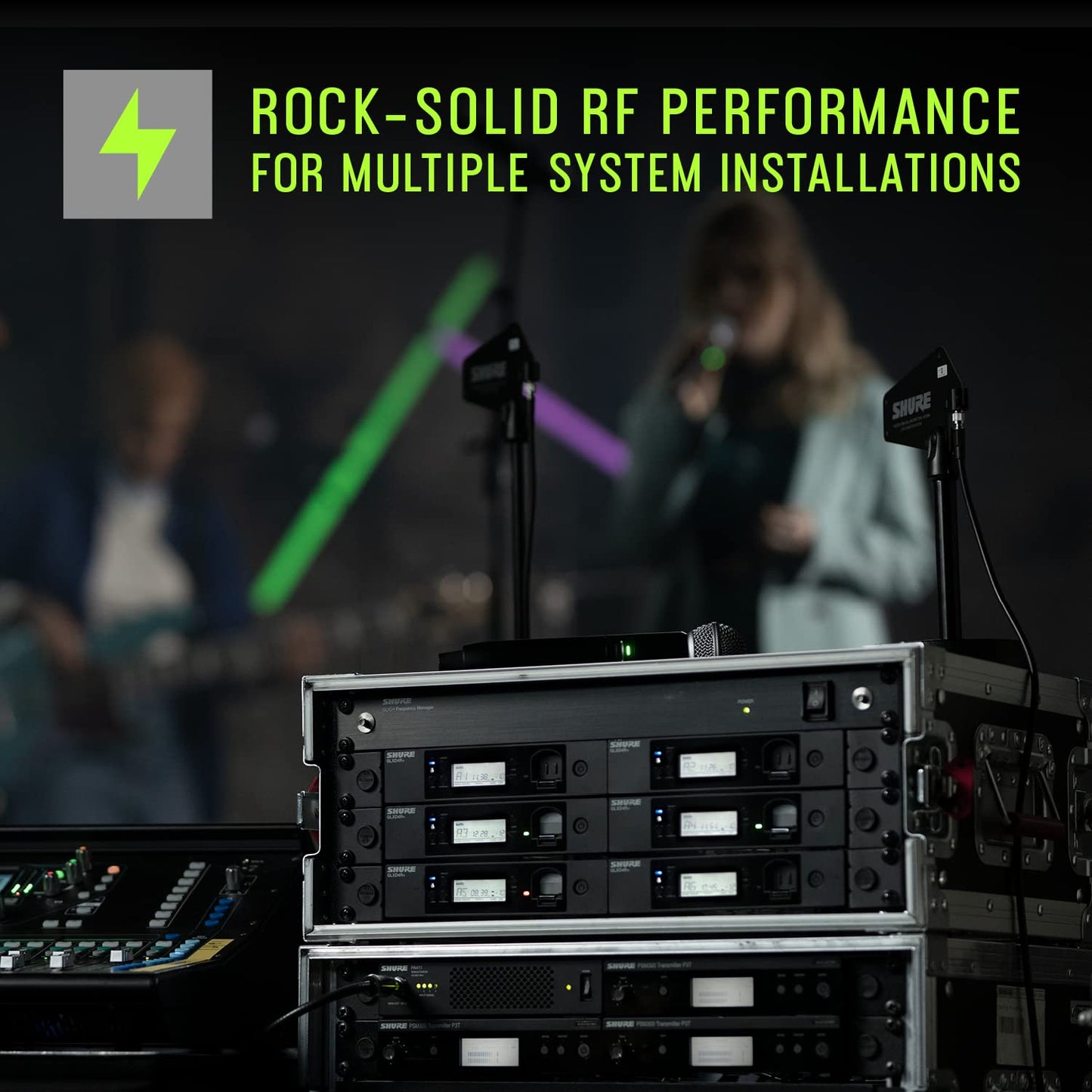 Shure GLX-D+ Dual Band SB904 Lithium-Ion Rechargeable Battery with up to 12 Hours of Runtime, Compatible with GLXD+ Digital Wireless Systems (GLXD1+ Bodypacks and GLXD2+ Handheld Transmitters)