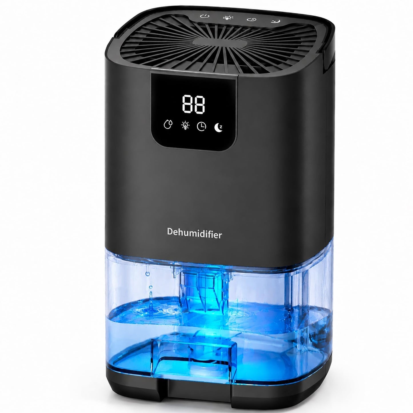 Dehumidifier,35OZ（350sq ft）Small Dehumidifier for Home, Screen Display Quiet with Auto Shut Off,Dehumidifiers for Bedroom,Bathroom,Closet,RV