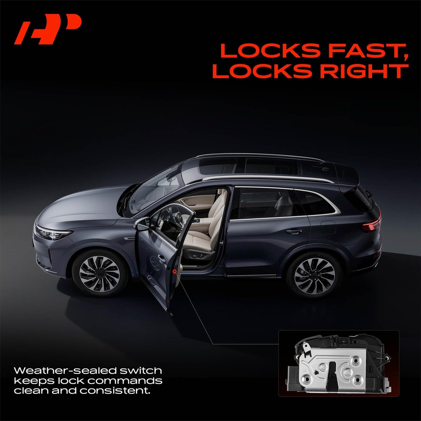 A-Premium Front Left Driver Door Latch Lock Actuator Compatible with Ford Edge 2015-2016, Escape 2013-2017, Fiesta 2011-2016, Focus 2012-2017, Fusion 2013-2016 & Lincoln MKZ 2013-2016, BM5AA21813AE