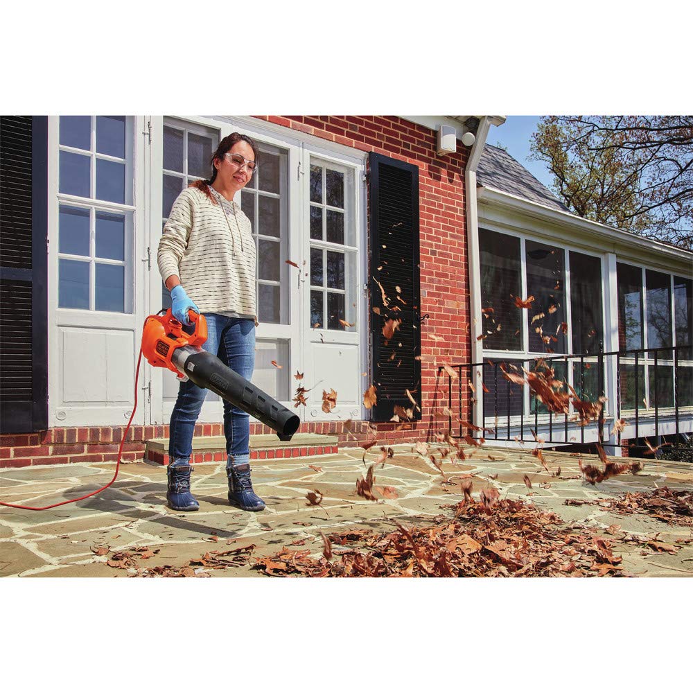 BLACK+DECKER Leaf Blower, Axial, 9-Amp (BEBL750)