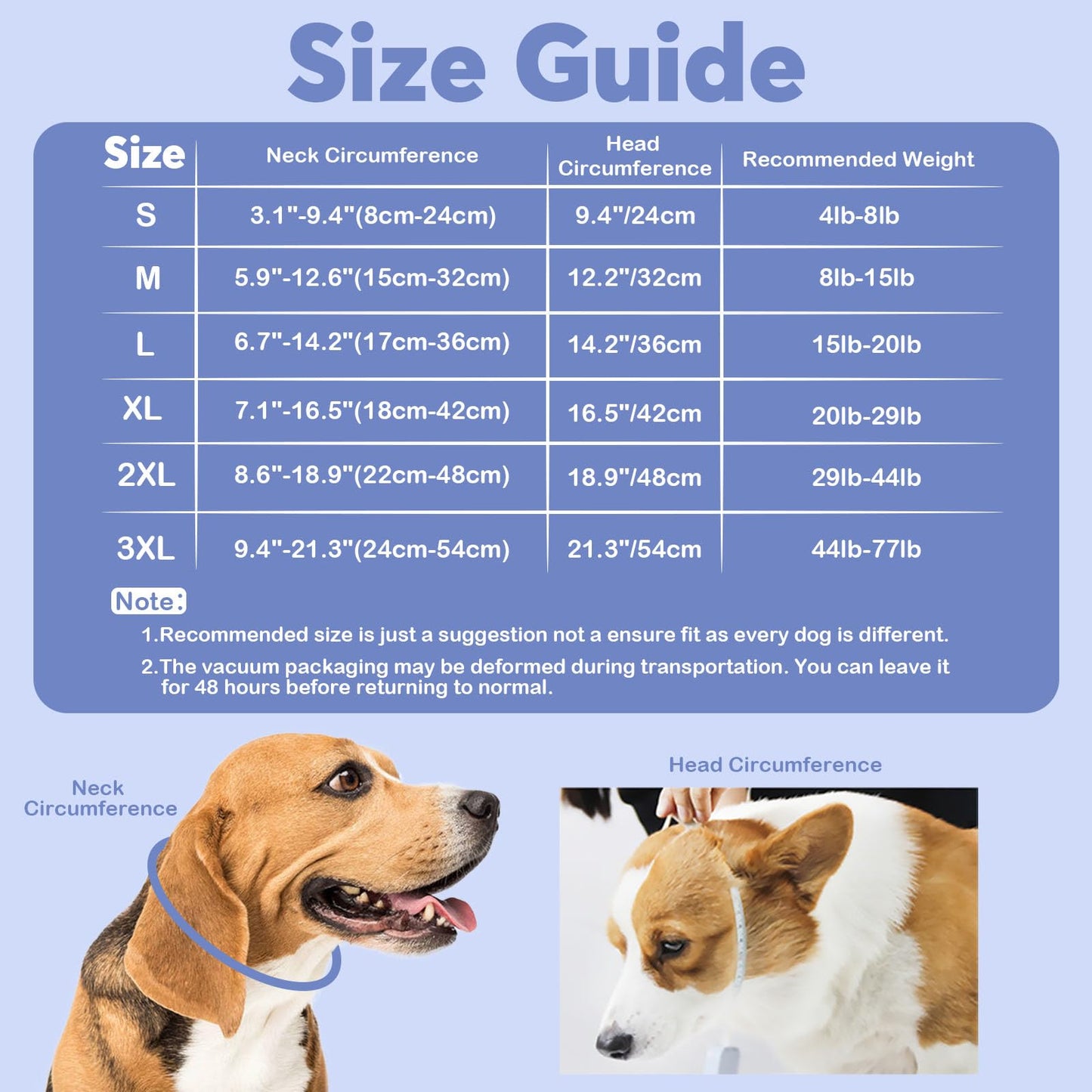 IDOMIK Dog Recovery Collar, Waterproof Soft Dog Cone After Surgery, Comfy Protective Elizabethan Collar Alternative for Dogs Cats, Adjustable Pet Neck Donut Cone Anti-Licking Biting Wounds