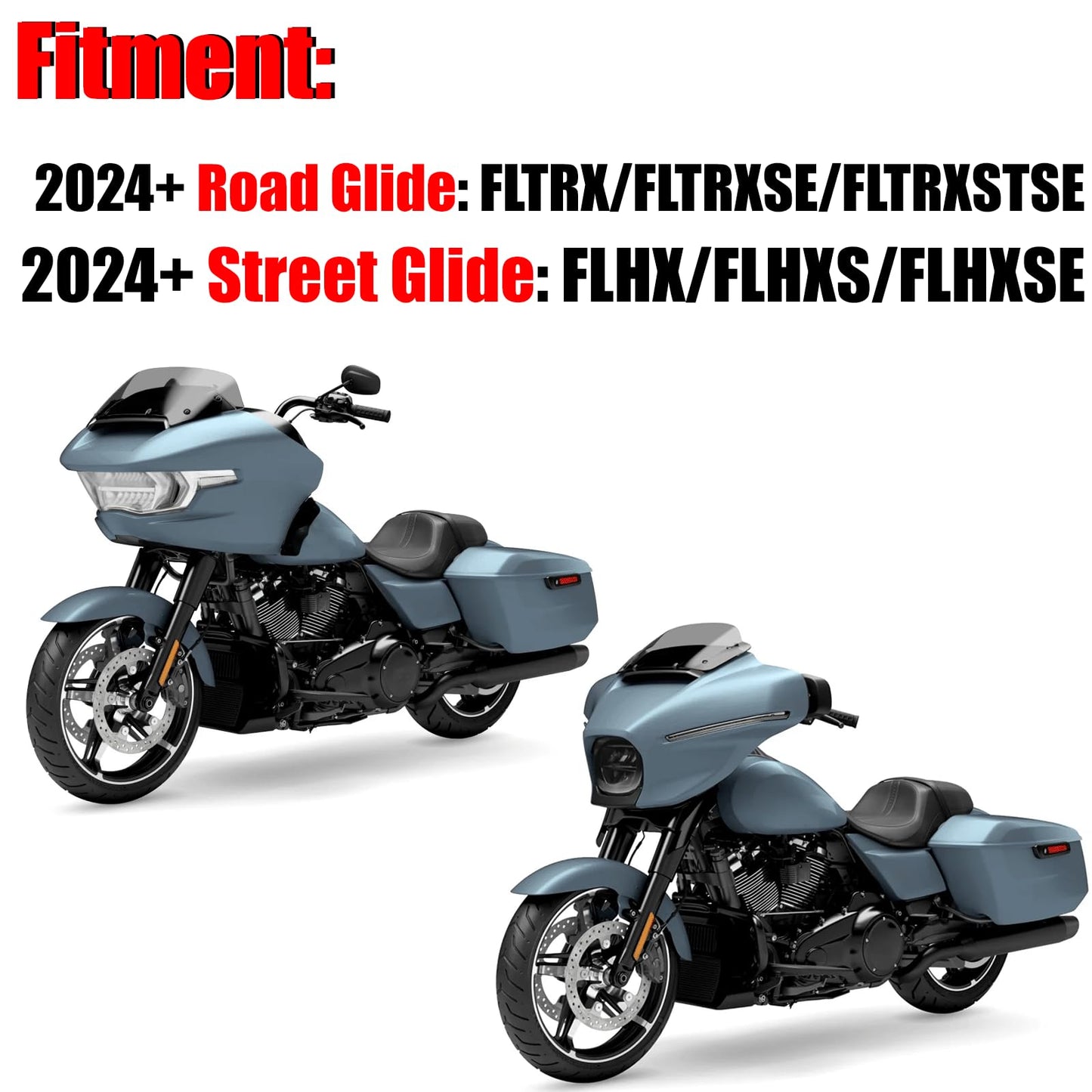 VPZMT Skid Plate Fit for Harley Touring Road Glide, CVO Road Glide, Street Glide, CVO Street Glide, Special FLHXSE Lower Engine Chassis Protection Guard 2024-UP