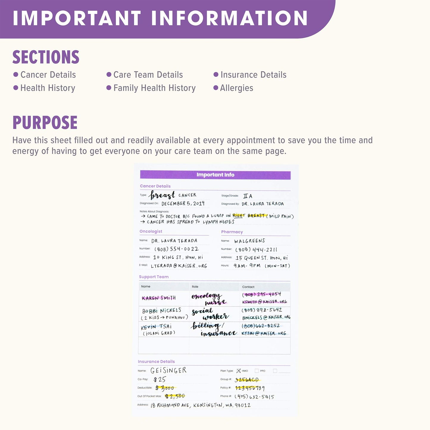 CanPlan Cancer Planner - The Only Planner Made to Help You Fight Cancer Day by Day - Undated, Daily Organizer - Best Cancer Gift