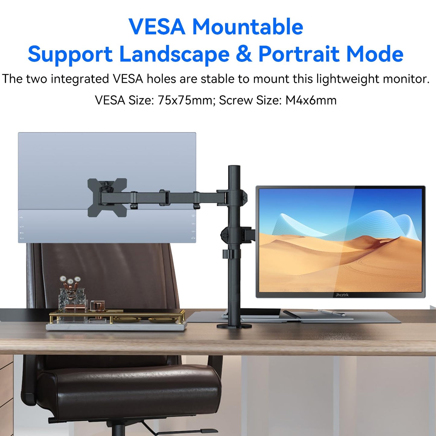 14 Inch Touchscreen Portable Monitor Metal Bezel, Slim Full HD 1200P FHD with HDR, Eye Protection, Integrated Speakers, External Second Screen with Holster for Laptop, PC, PS5, Mac, Xbox