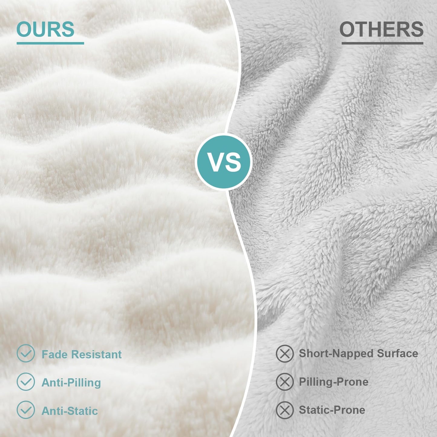 COZY KISS Orthopedic Dog Bed for Large Size Dog, Soft and Warm Faux Fur Extra Large Sofa for Pet Up to 100 lbs, Foam Bolster Anti-Slip Couch with Washable Removable Cover, XL 44x32x7 inch, Beige