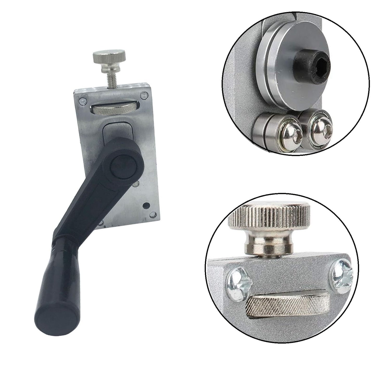 TUOREN Guitar Fret Wire Bender Metal Fretwire Bending and Straightening Tool for Guitar Radius Adjusters, Luthier Repair Tool