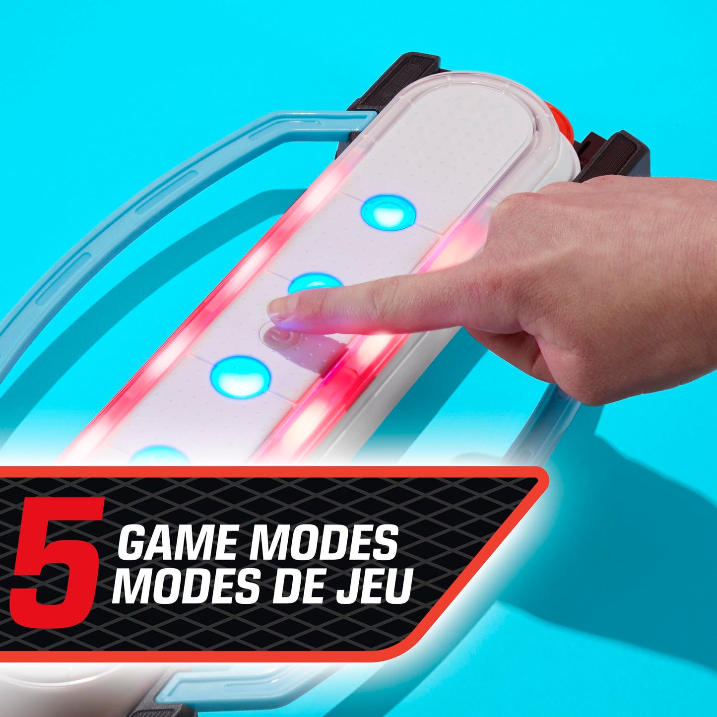 Hypershot Electronic Tabletop Hockey Game | 5 Games in 1 | Music, Lights, and Sounds | Ages 8 and Up | for 1 to 2 Players | Kids Board Games (English & French)