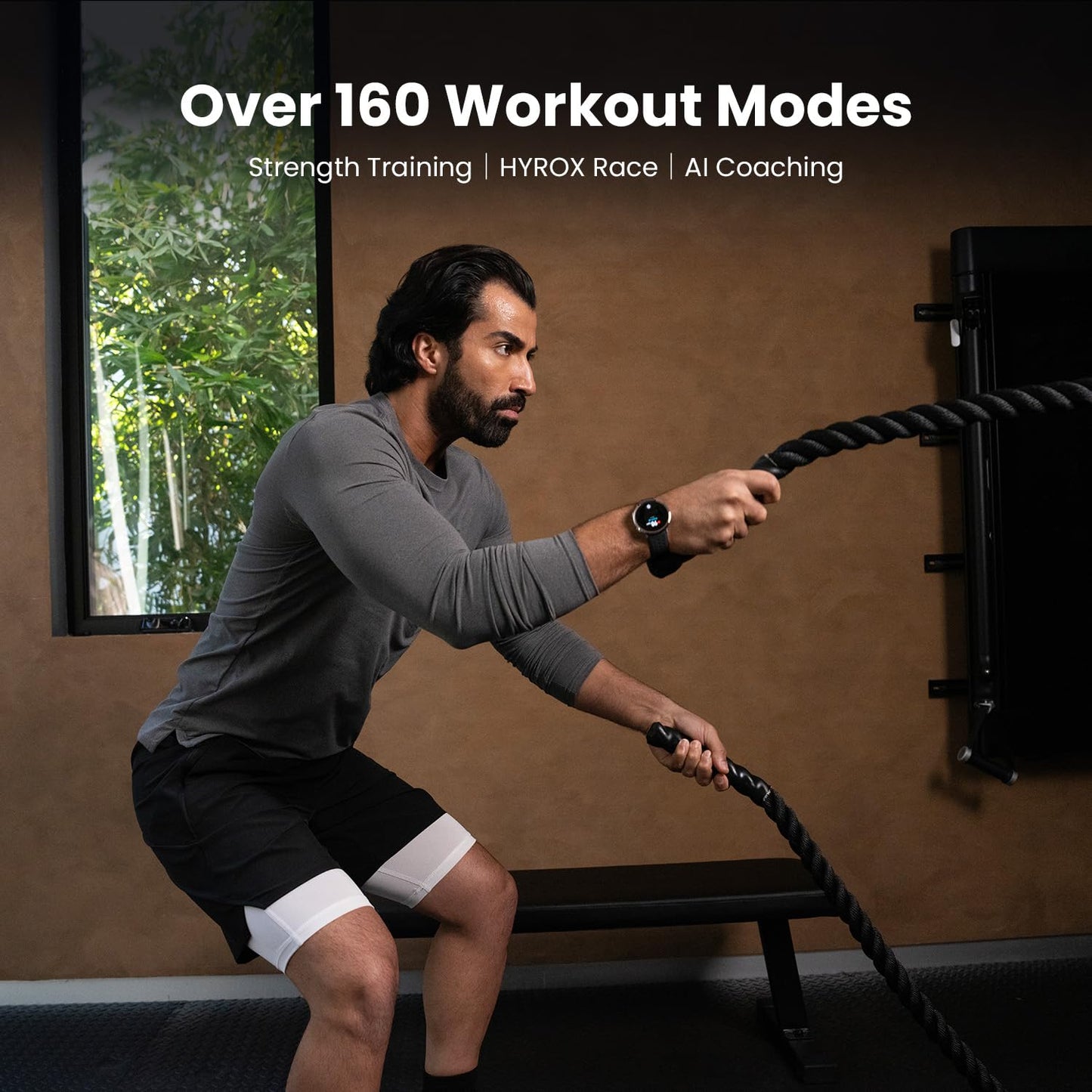 Amazfit Active 2 Smart Watch 44mm, GPS Maps with Direction, Fitness Tracker, 10 Day Battery, Sleep Monitor, 160+ Sport Modes, Water Resistant, for Android & Apple iPhone, Black Sport Silicone