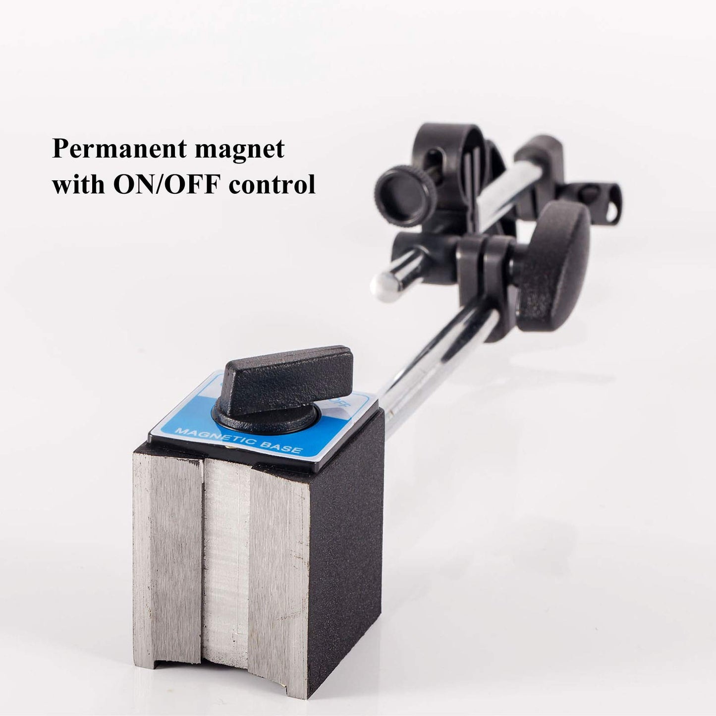 Professional 0-1.0" Dial Indicator with Magnetic Base Holder & Point Precision Inspection Set Tester Gage Gauge Fine Adjustable Long Arm 0.001" Precision