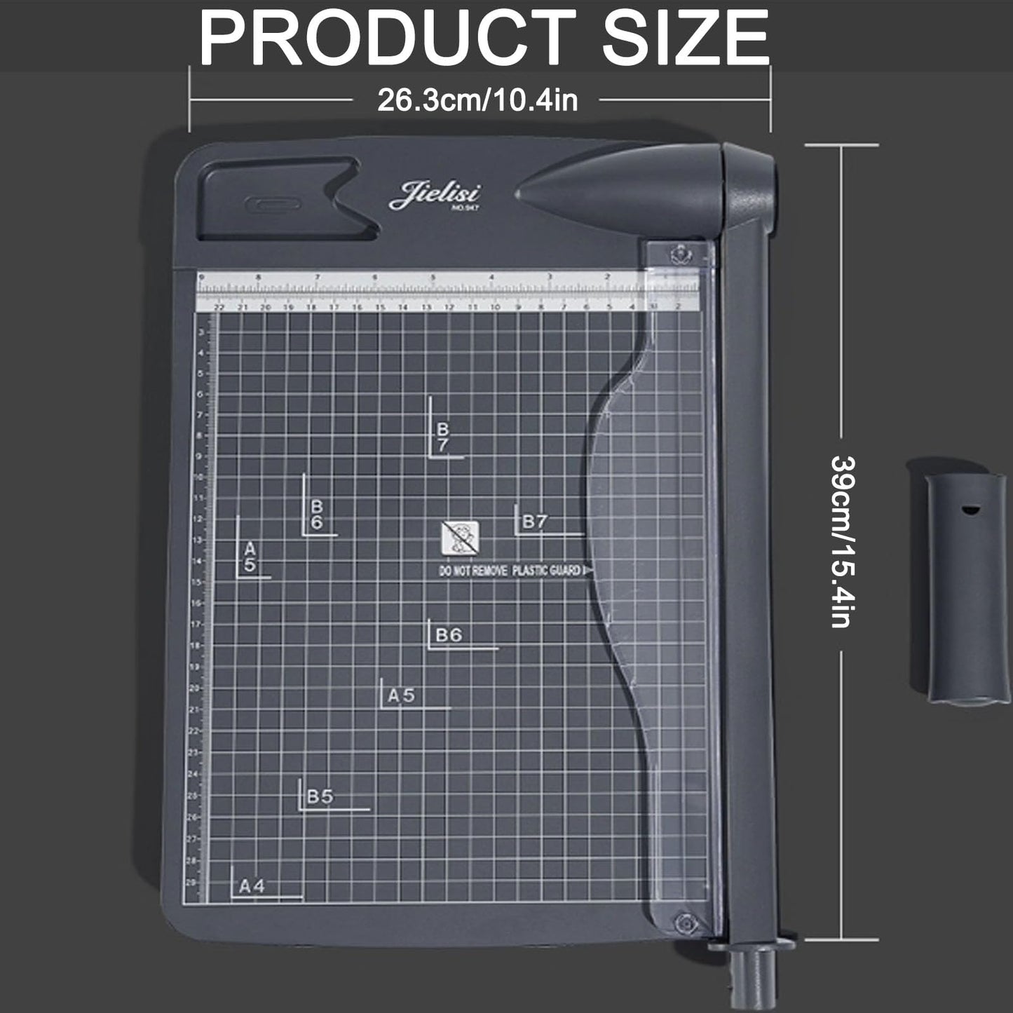 Heavy-Duty Guillotine Paper Cutter & Trimmer - 12-Sheet Capacity for Cardstock, Photos, Craft Paper | Ideal for Office, Classroom, Studio & Scrapbooking