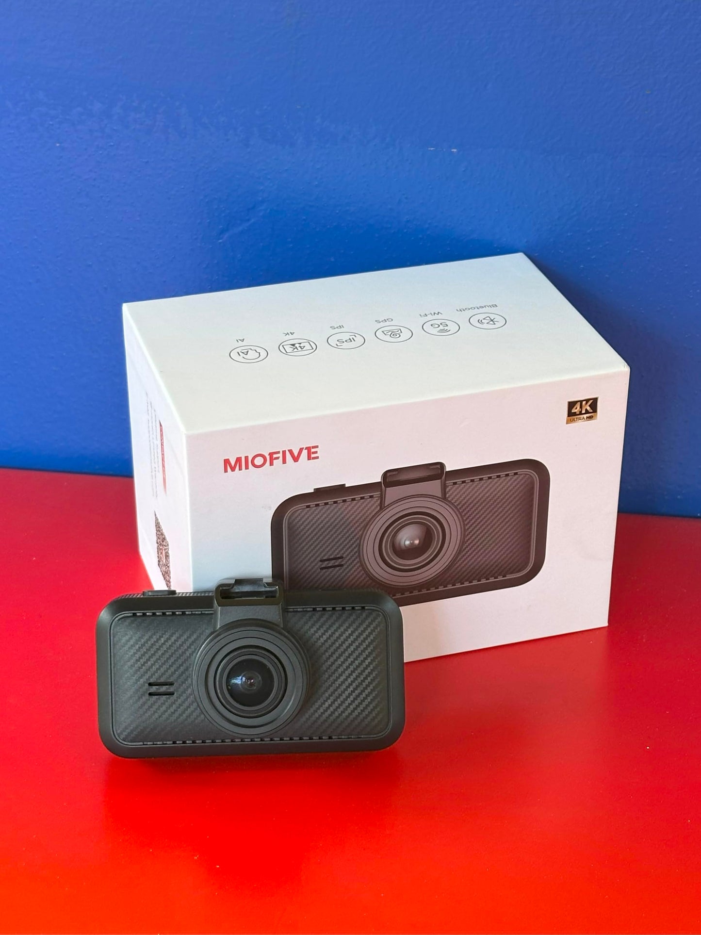Dash Cam Front with 32G SD Card, Miofive 4K/2160P Car Driving Recorder 3'' IPS Screen 140°Wide Angle Dashboard Camera Aluminum Alloy Case, HDR G-Sensor Parking Monitor Loop Recording Motion Detection