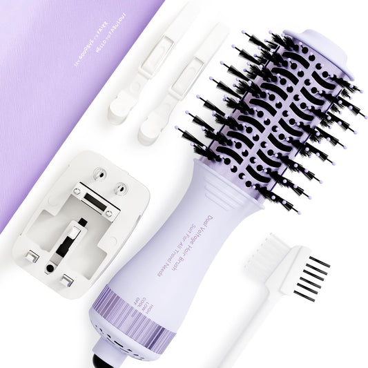 Olaermoso Travel Hair Dryer Brush-Purple