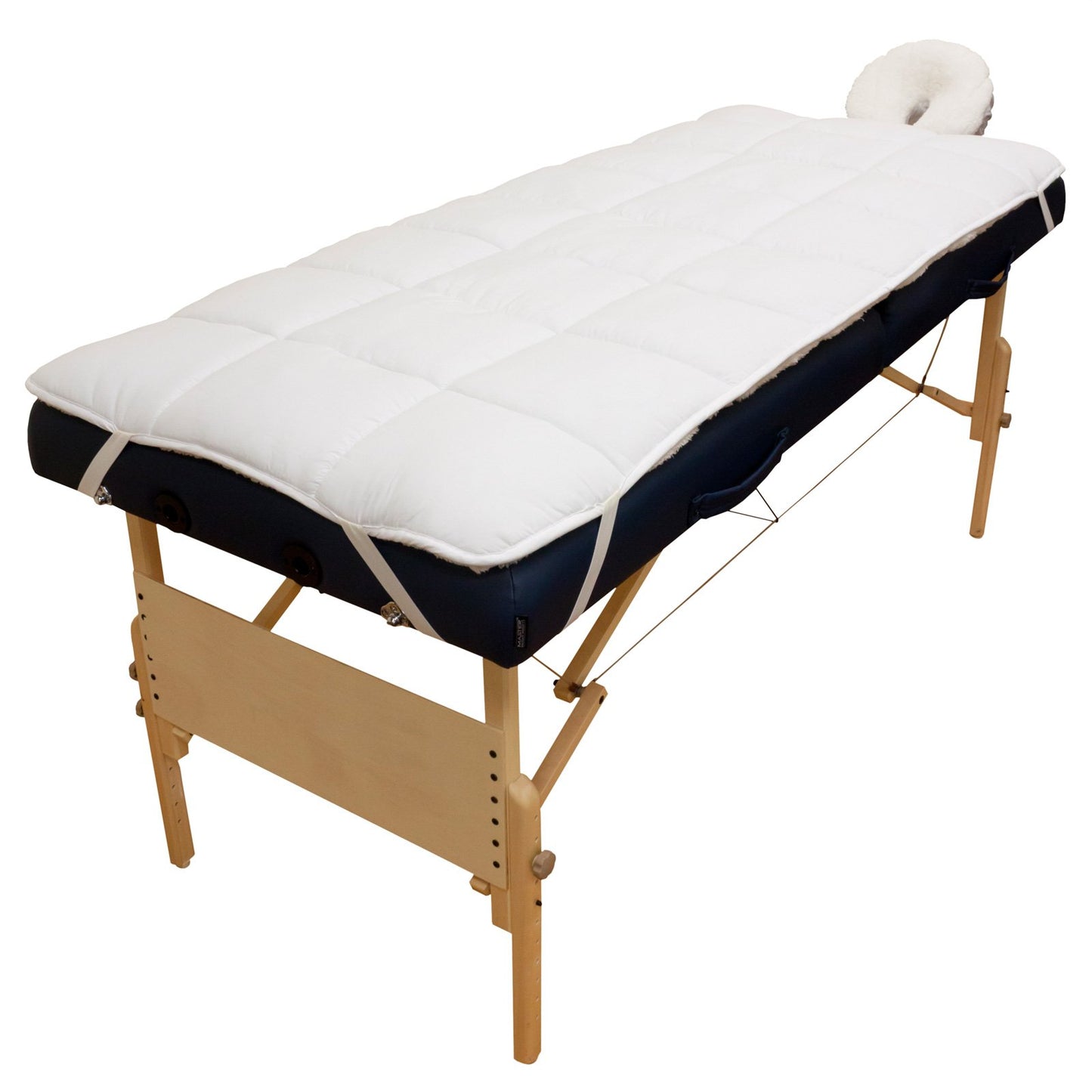 Body Linen Abundance Deluxe Quilted Fleece Massage Table Pad Set, 3.2 Pound