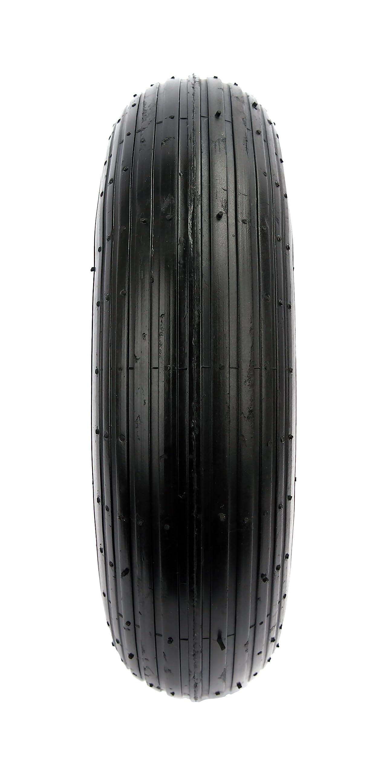 PEAKTOW PTW0004 Air Filled 13 Inches 5/8” Bearing 4.00-6” Universal Replacement Wheelbarrow Wheel Tire with Adapter Kit