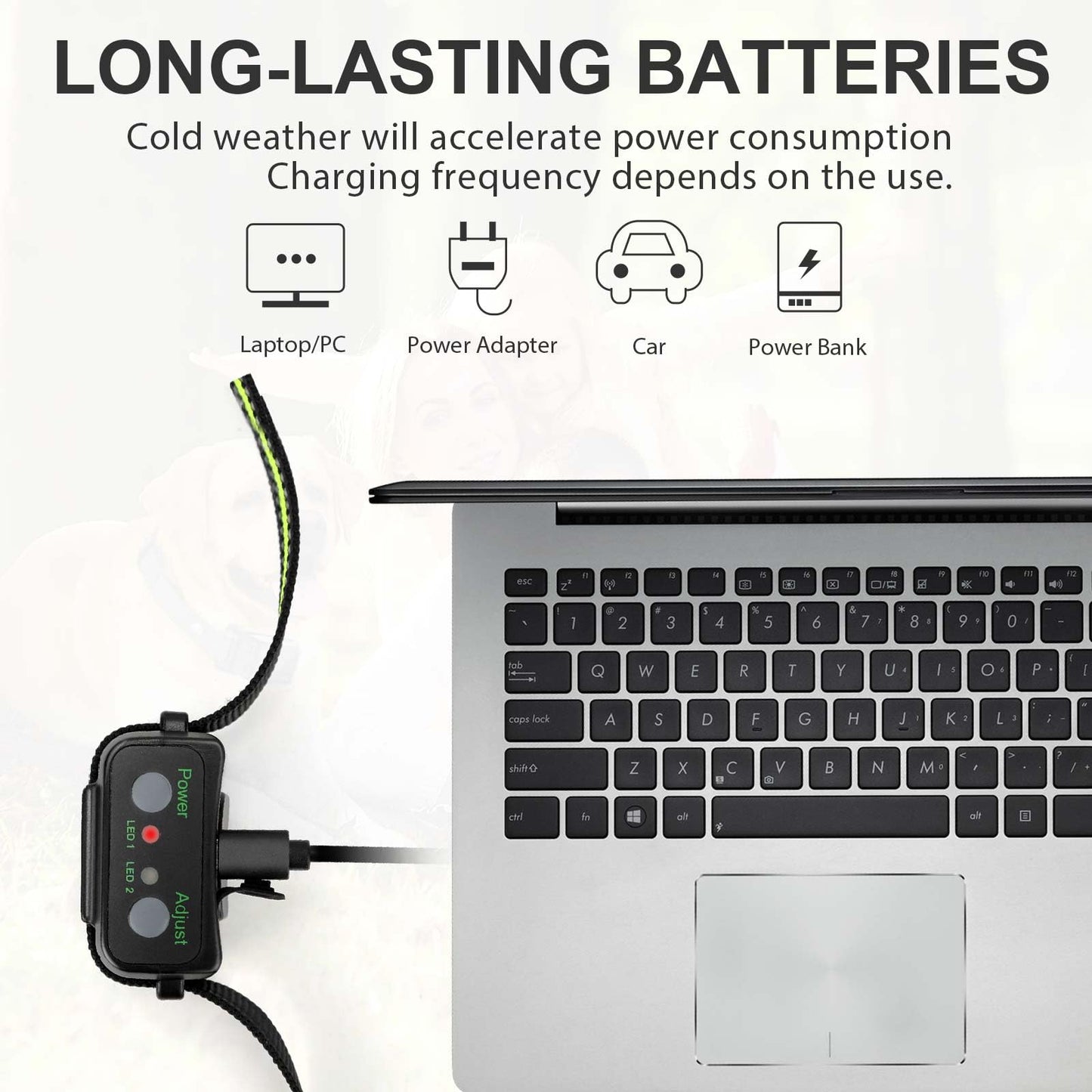 Citronella Bark Collar for Dogs [No Refill] Level 2 Sensitivity & Spray Adjustable, Rechargeable Waterproof Spray Dog Training Collar, Dog Collar for L/M/S Dogs