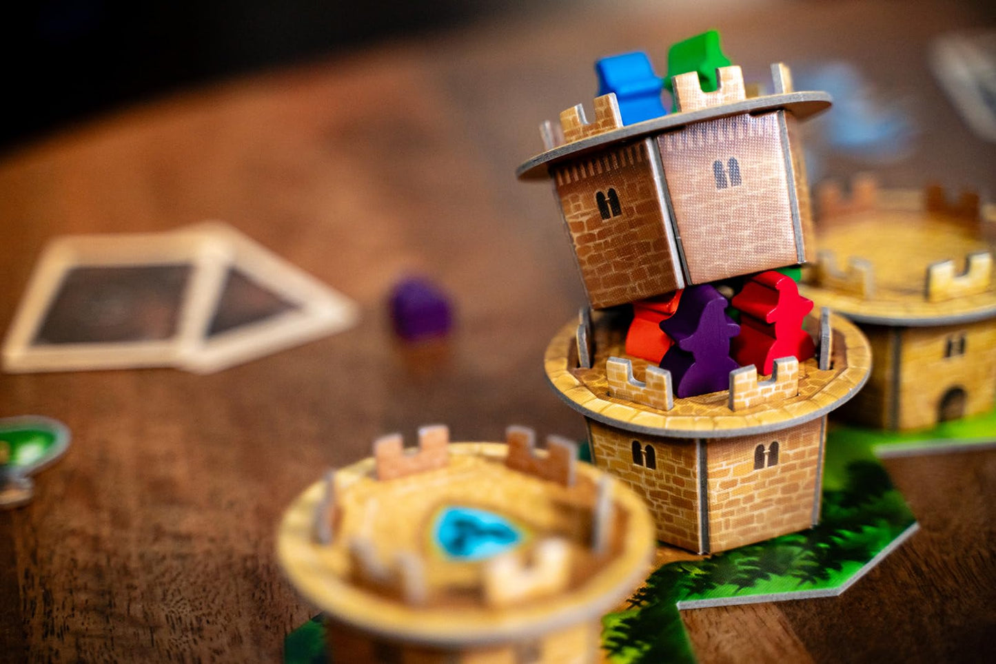 Capstone Games Wandering Towers - Capstone Games, A Game About Trapping Wizards, Movement & Magic, Ages 10+, 1-6 Players, 30 Mins