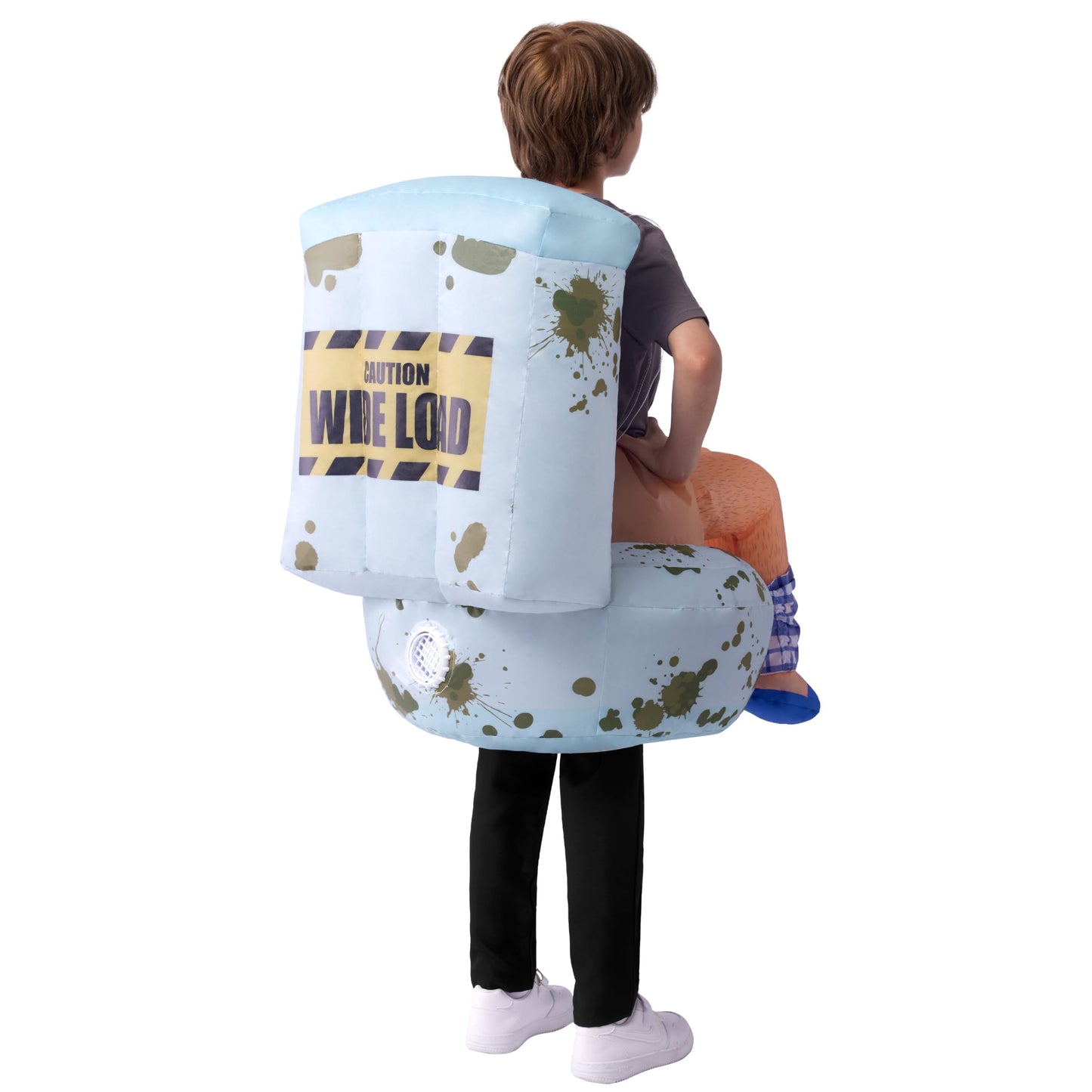 Spooktacular Creations Kids Halloween Inflatable Costumes, Sitting on a Toilet Costume for Halloween Themed Parties