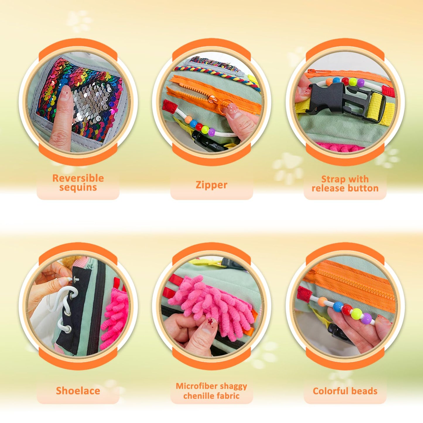 Dementia Products for Elderly, Fidget Blanket for Adults with Dementia, Realistic Cat Autism Sensory Tools, Dementia Patients Sensory Blanket, Alzheimers Products