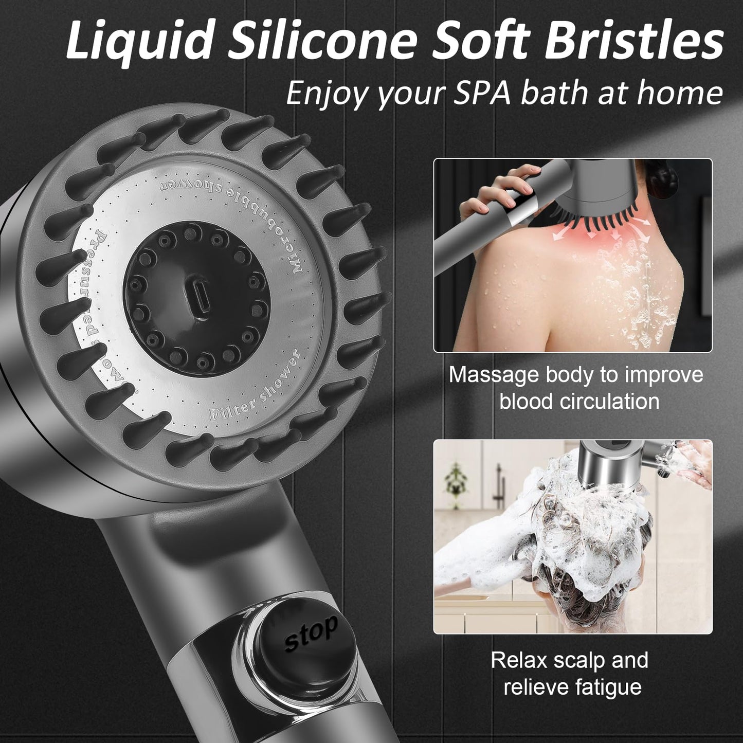 Luxsego High Pressure Shower Heads