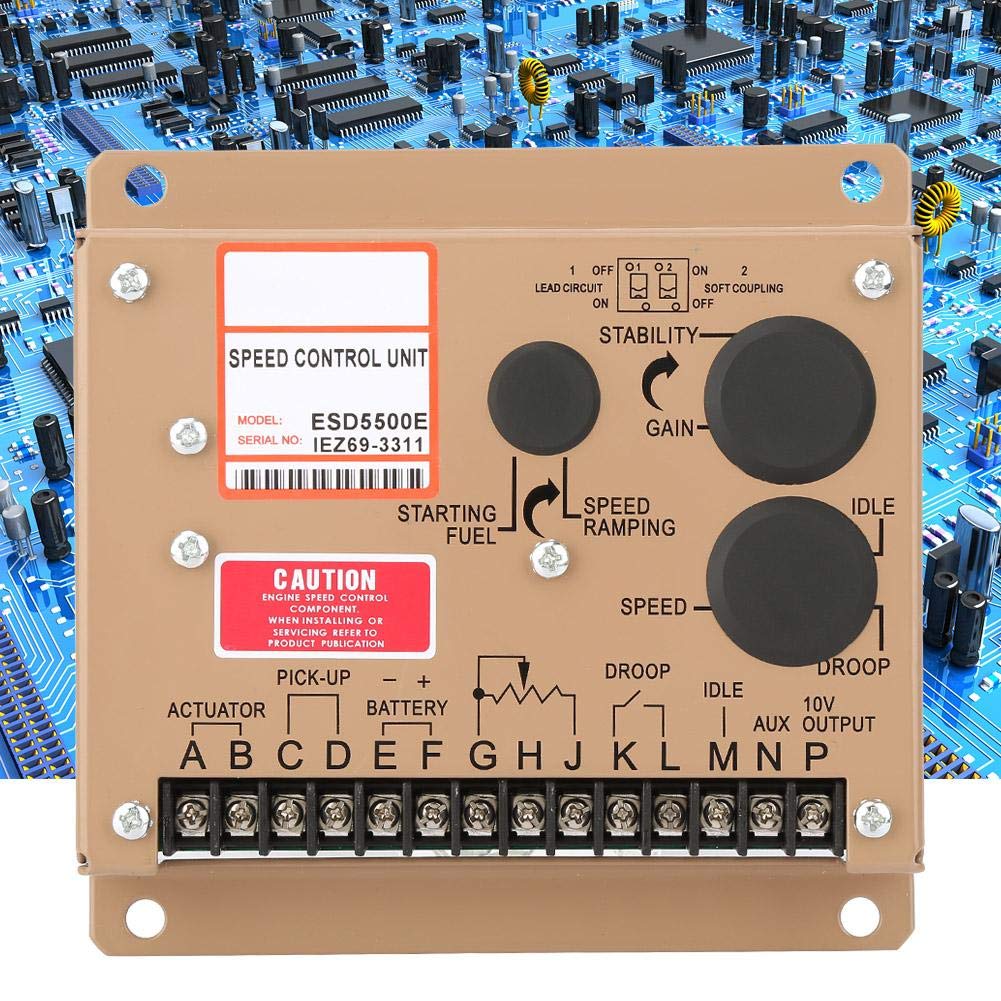 Generator Controller Board, ESD5500E Electronic Engine Governor Engine Speed Controller Panel