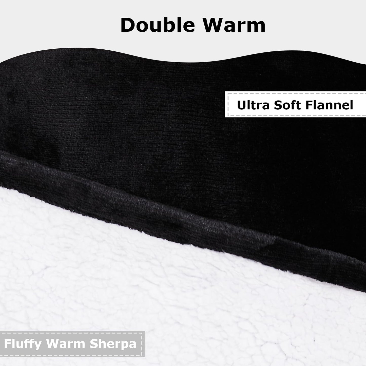 THREE POODLE Wearable Blanket Hoodie, Oversized Sherpa Sweatshirt for Adults Women Men, Warm Cozy Hooded Blanket, Gifts for Mom Girlfriend